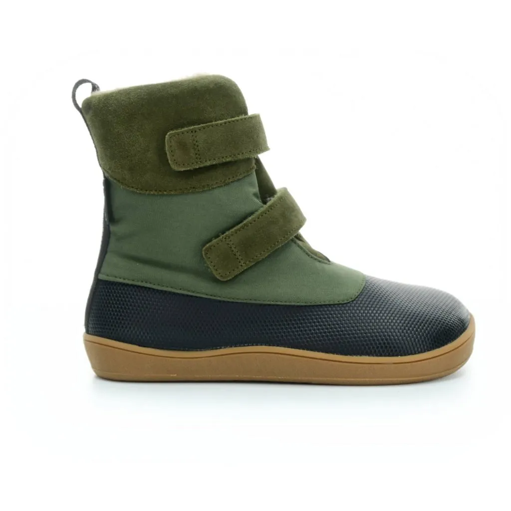 2nd quality - Bundgaard Bertram Tex Green winter barefoot shoes (uneven stitching, bumpy toe box finish, glue)