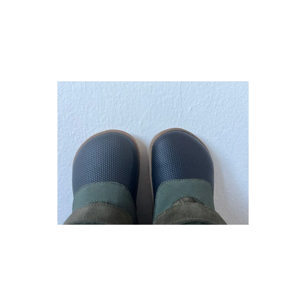 2nd quality - Bundgaard Bertram Tex Green winter barefoot shoes (uneven stitching, bumpy toe box finish, glue)