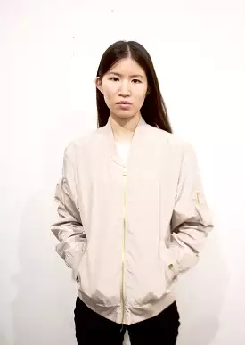 Active Light Weight Bomber Jacket Ivory