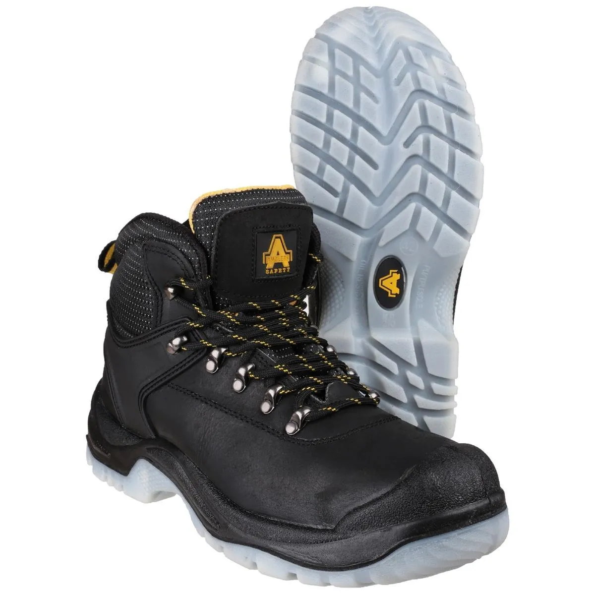 Amblers Safety FS199 Antistatic Lace Up Hiker Safety Boot Black