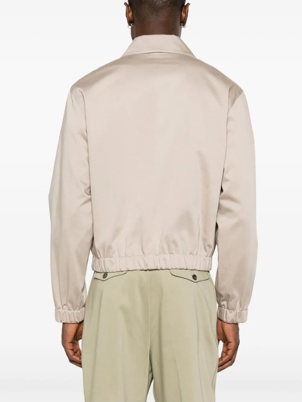 Ami Paris - Blouson zippé beige