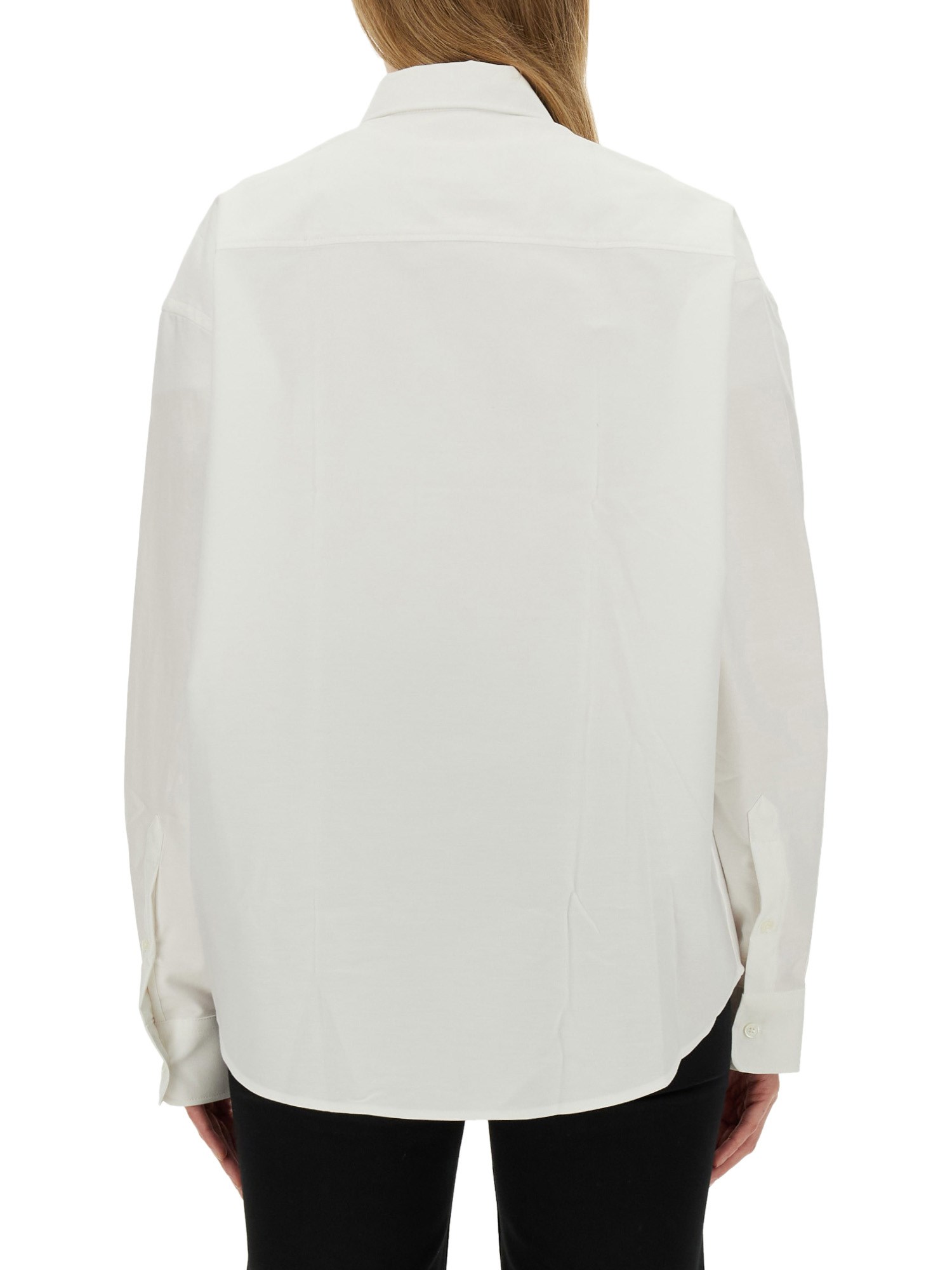 AMI PARIS    COTTON LOGO SHIRT