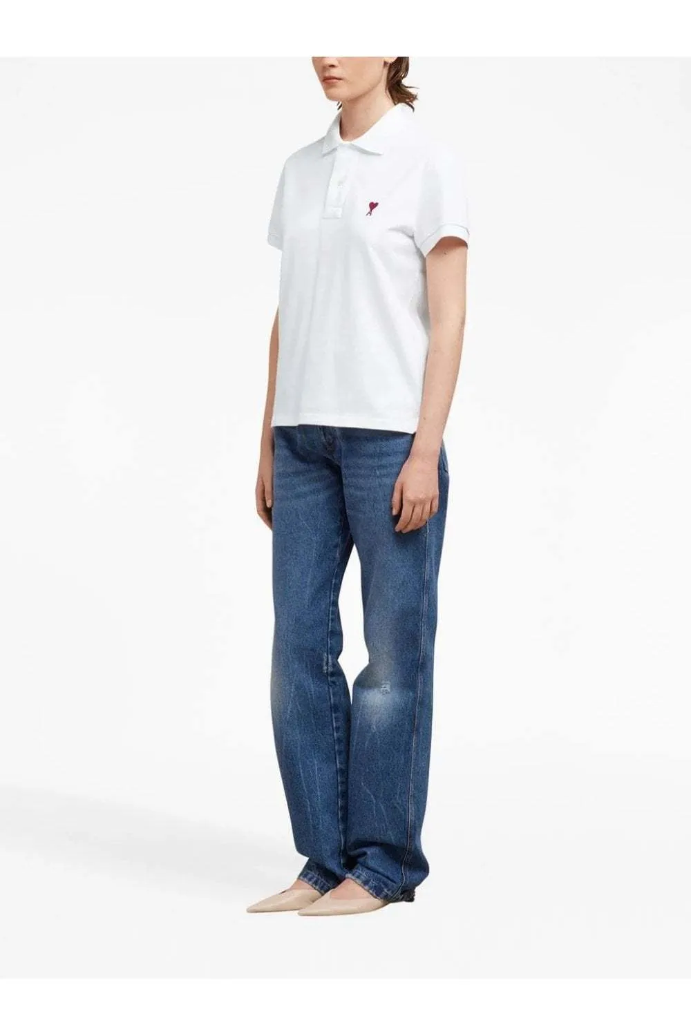 AMI PARIS  |Heart Short Sleeves Designers Polos