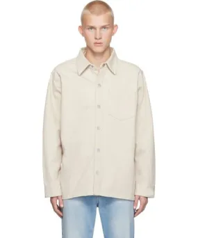 AMI PARIS Off-White Ami de Coeur Overshirt