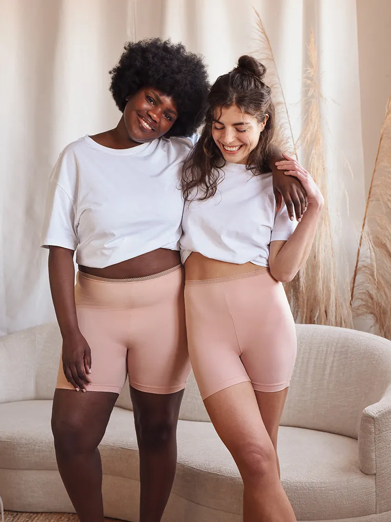 Anti-Chafing Under Shorts in Ballerina Pink