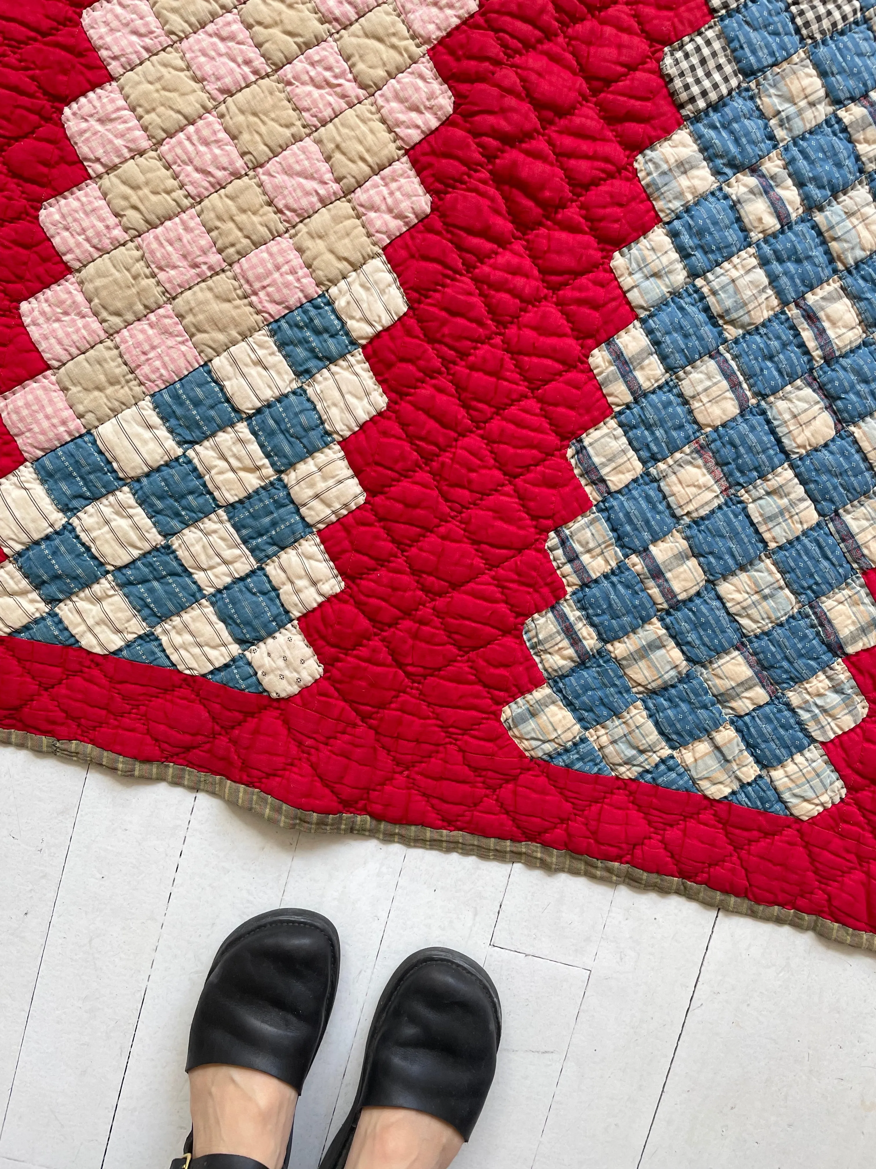 Antique 1860s Heirloom Quilt