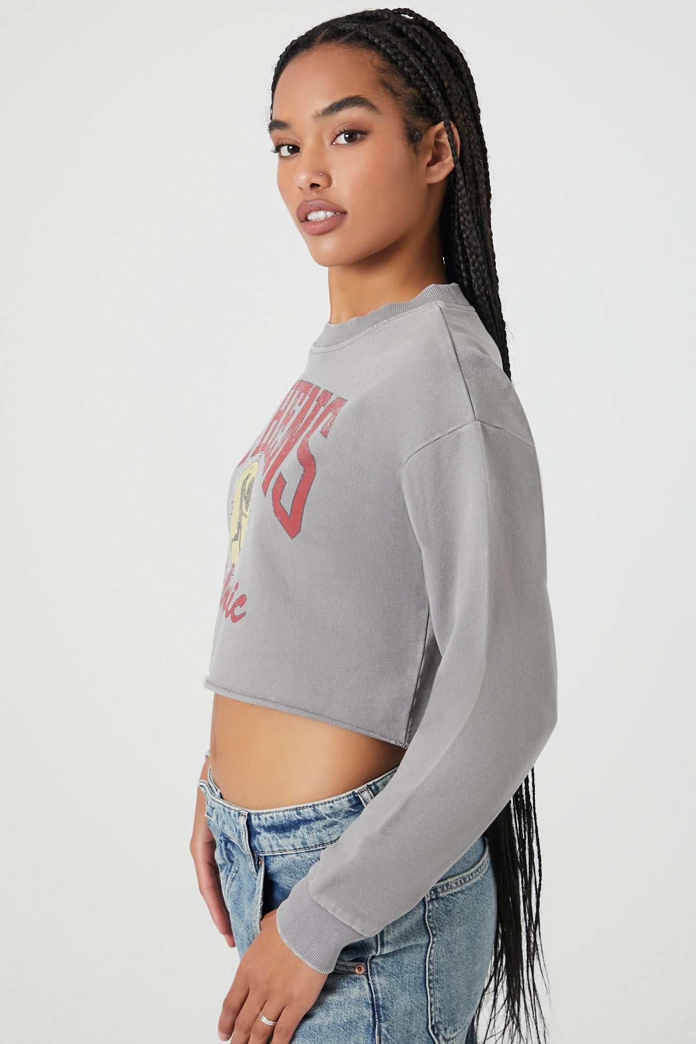 Athens Athletic Cropped Pullover