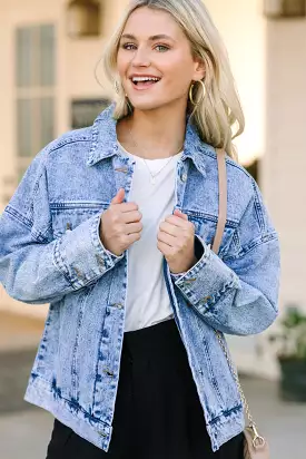 Back To You Medium Wash Denim Jacket