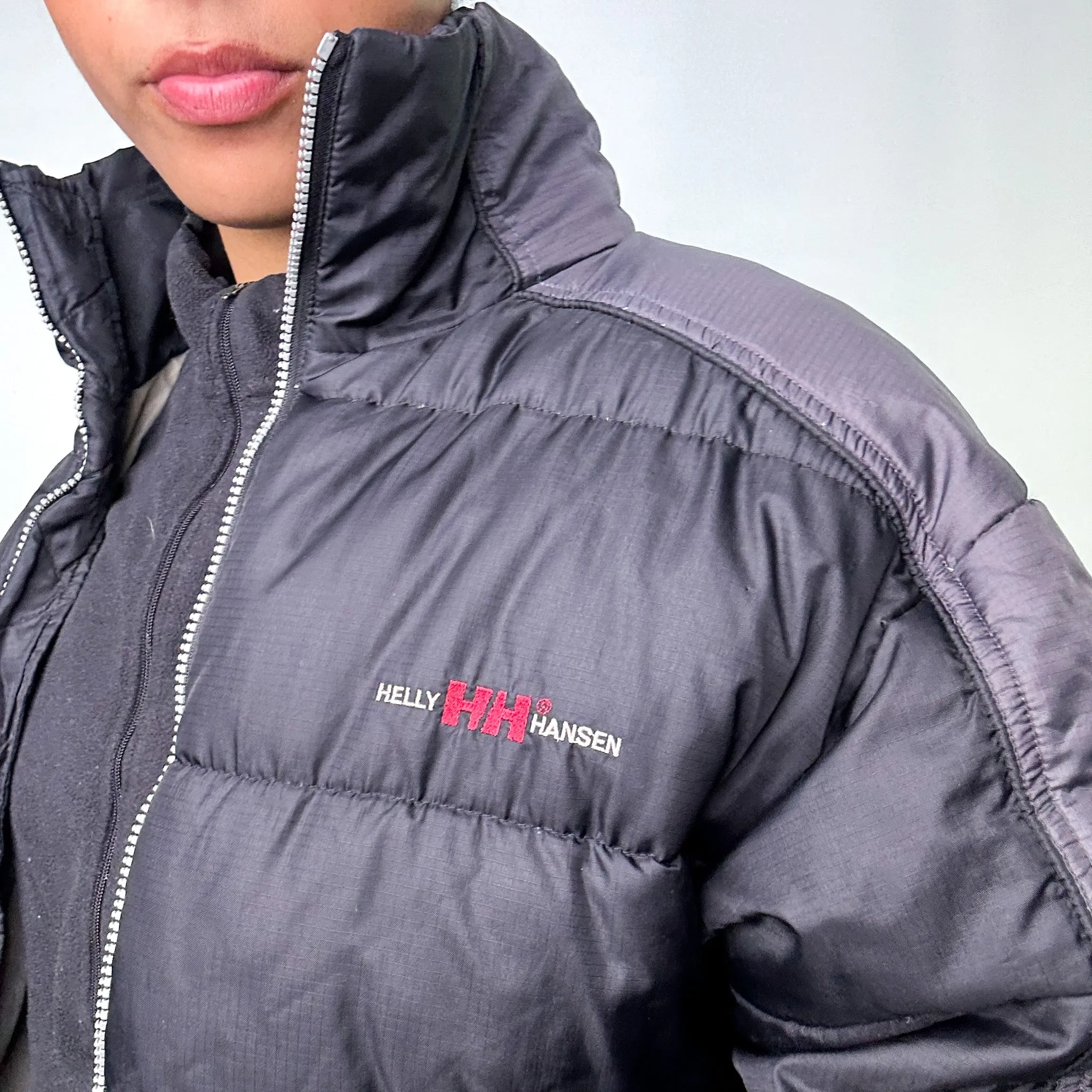 Black 90s Helly Hansen Puffer Jacket Coat (S)