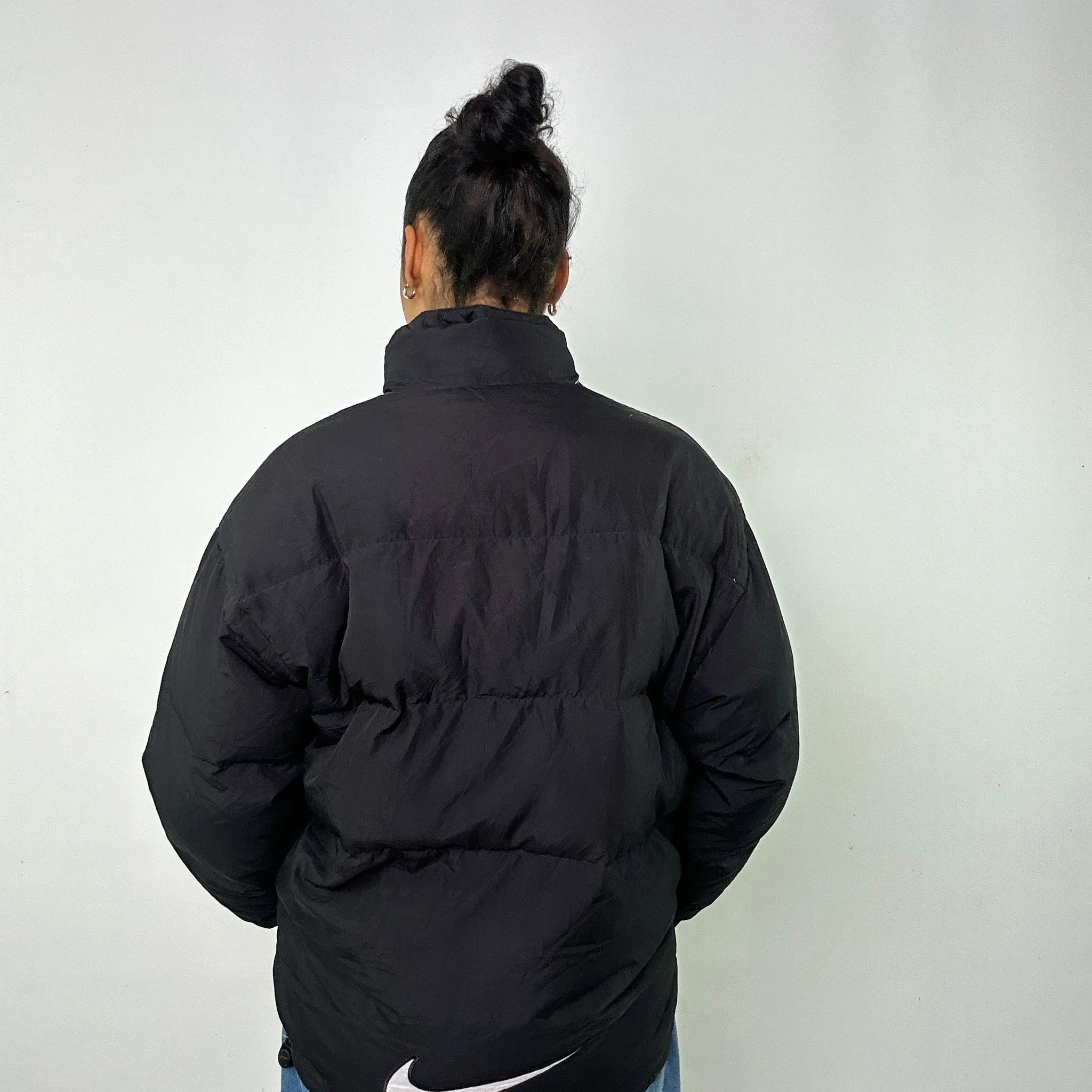 Black 90s NIKE Puffer Jacket Coat (L)