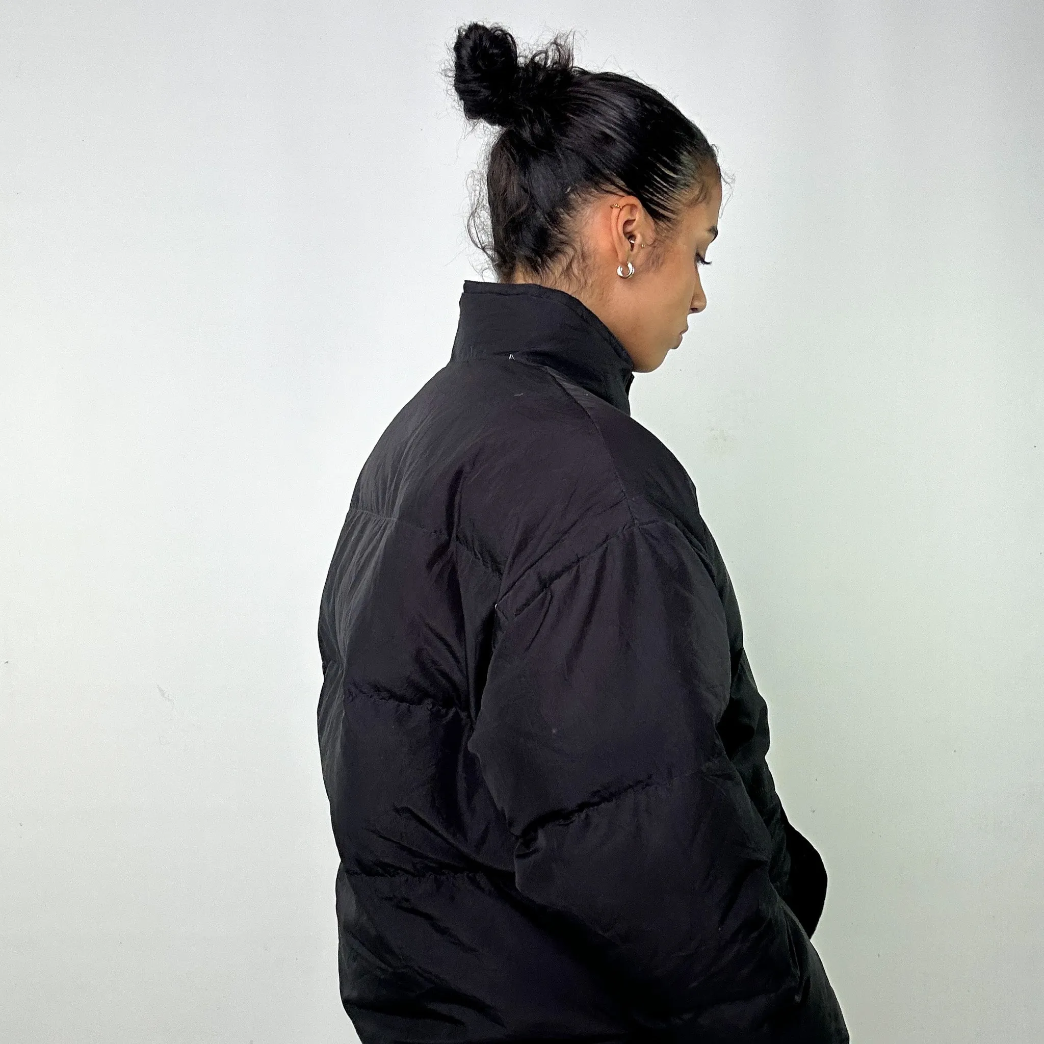 Black 90s NIKE Puffer Jacket Coat (L)