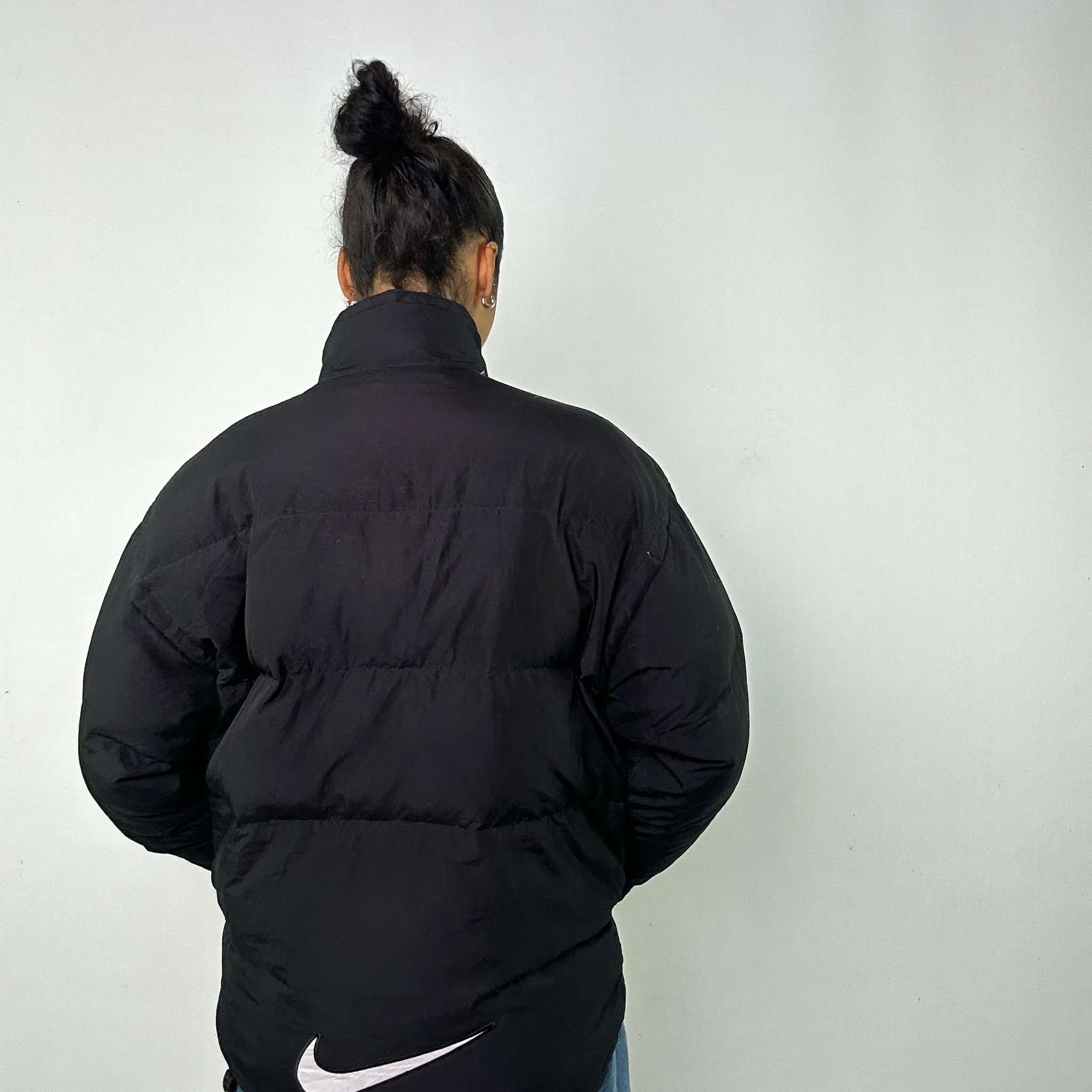 Black 90s NIKE Puffer Jacket Coat (L)