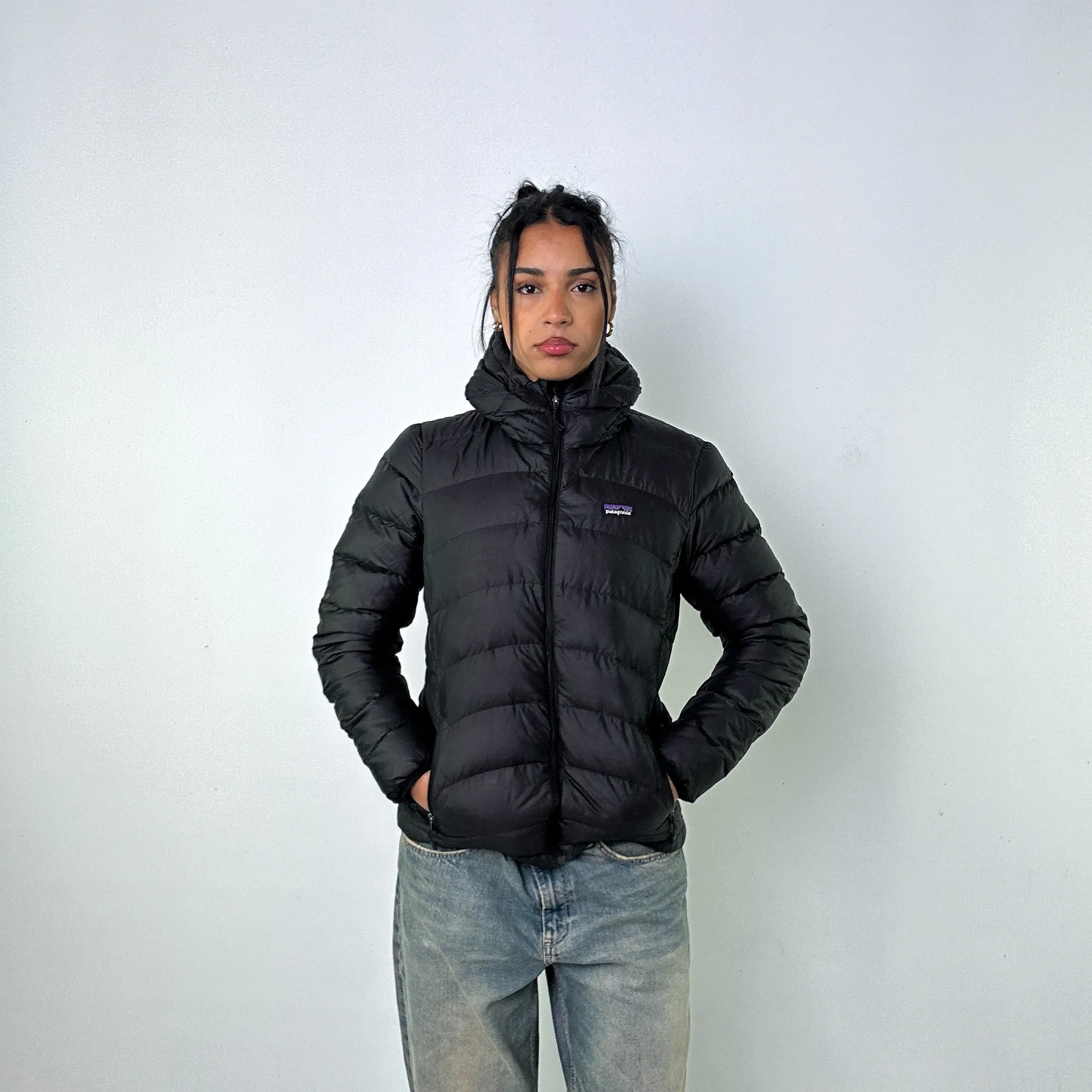 Black 90s Patagonia Puffer Jacket Coat (M)