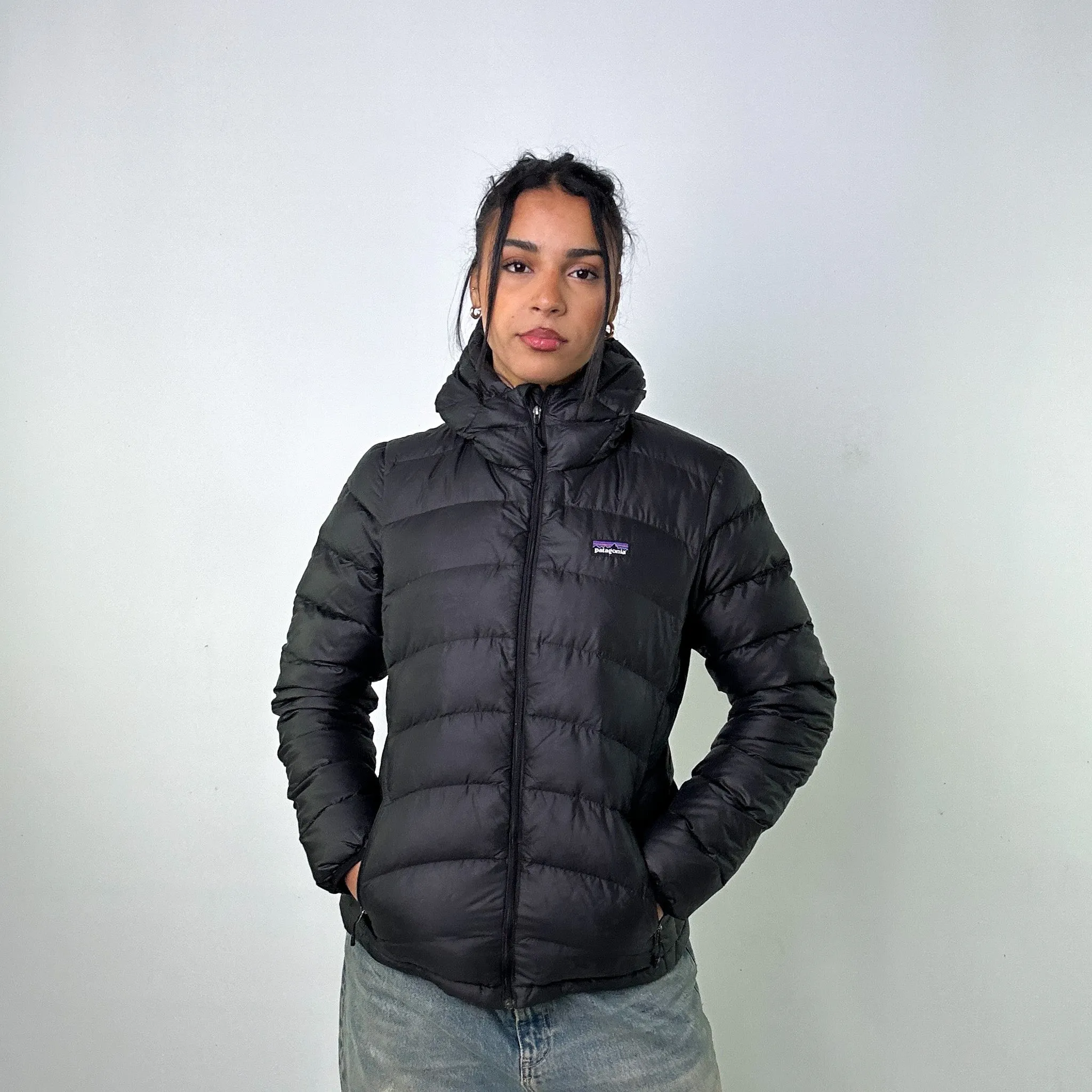 Black 90s Patagonia Puffer Jacket Coat (M)