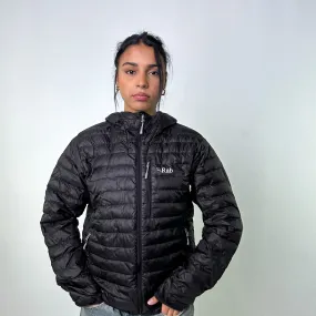 Black 90s Rab Microlight Alpine Puffer Jacket Coat (S)