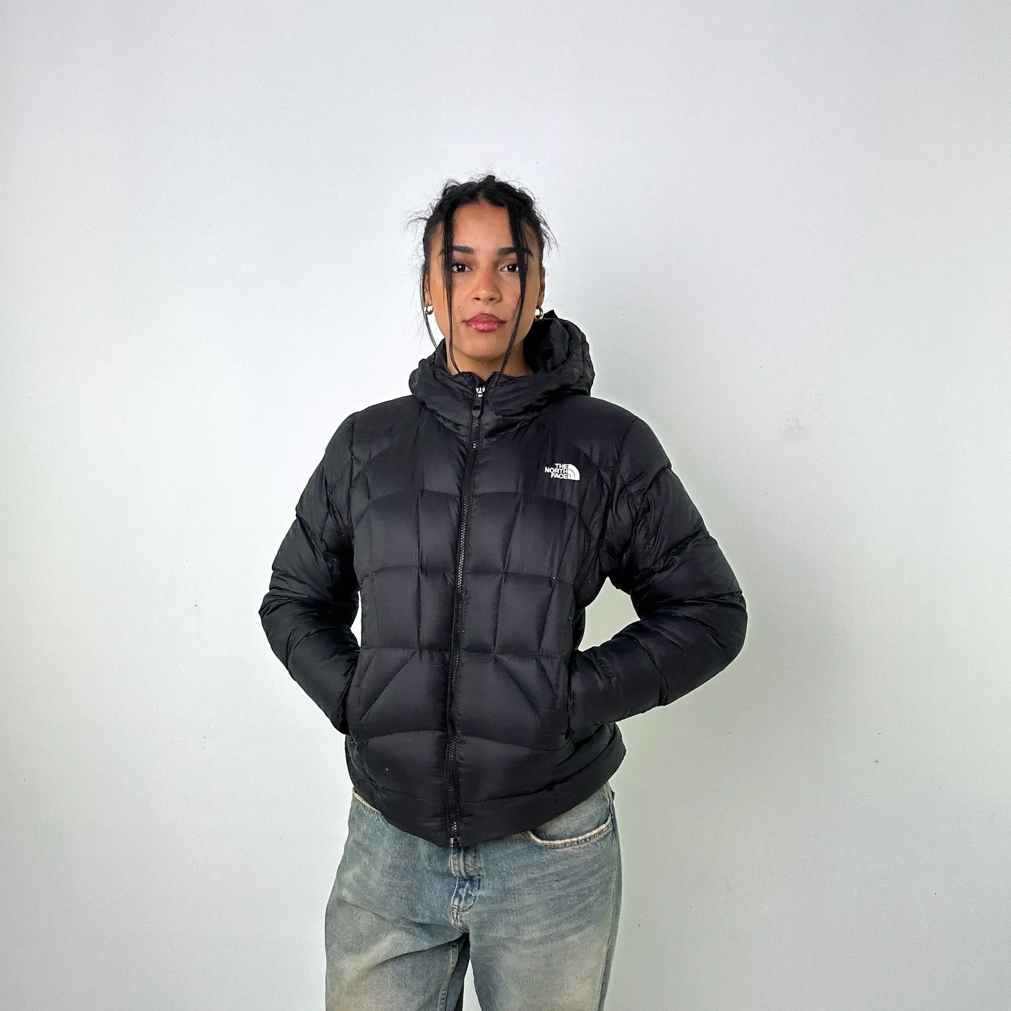 Black 90s The North Face 600 Series Puffer Jacket Coat (M)