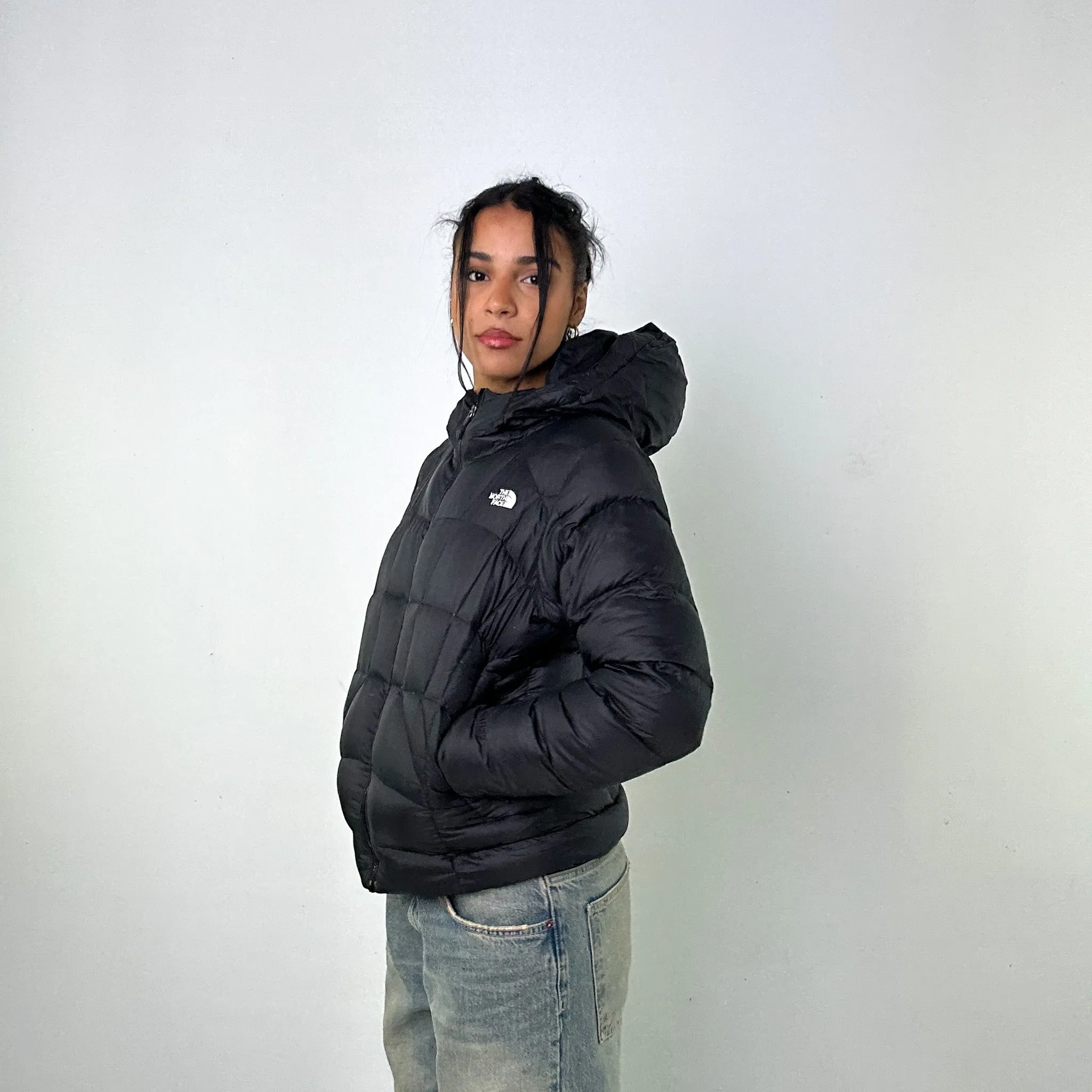 Black 90s The North Face 600 Series Puffer Jacket Coat (M)