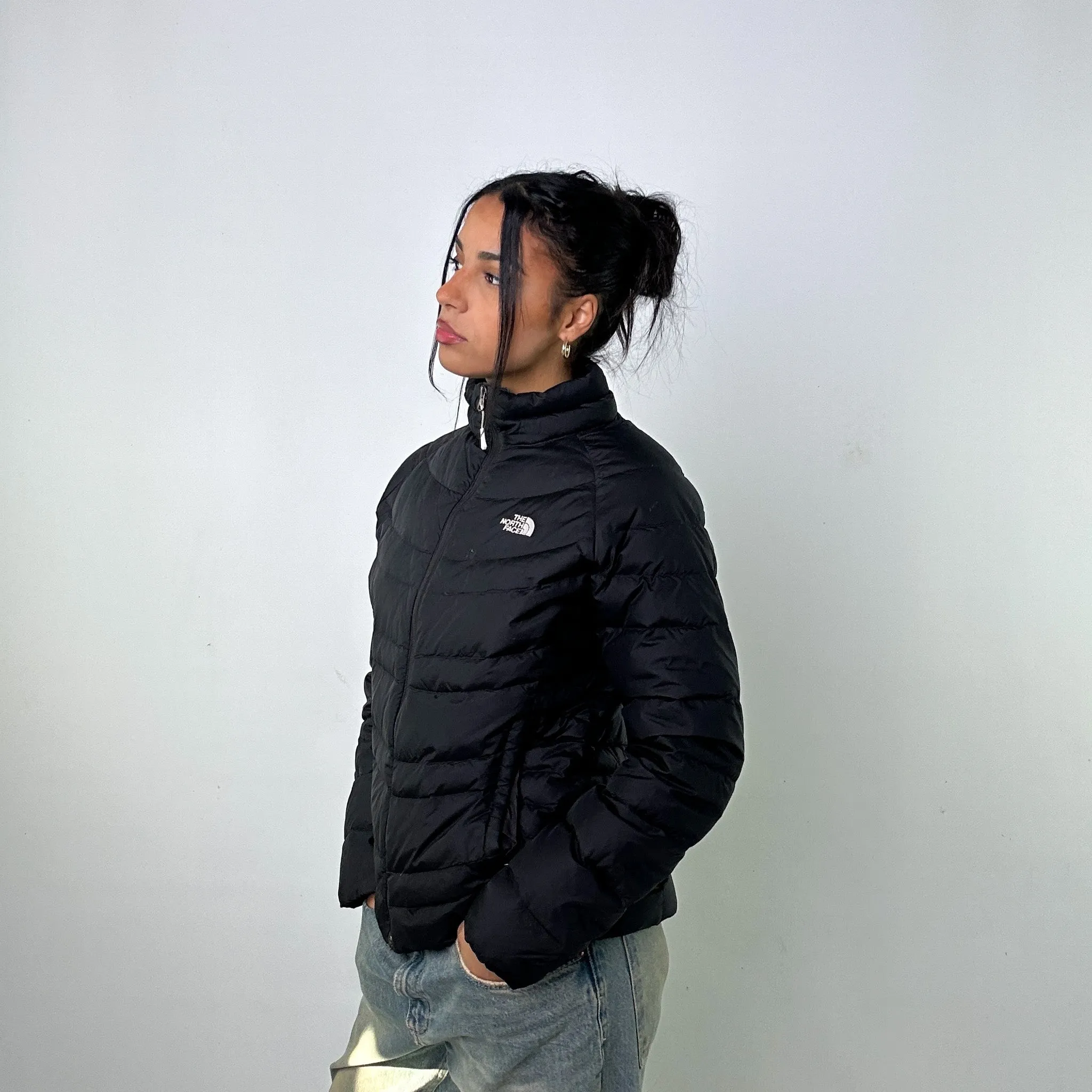 Black 90s The North Face 700 Series Puffer Jacket Coat (L)