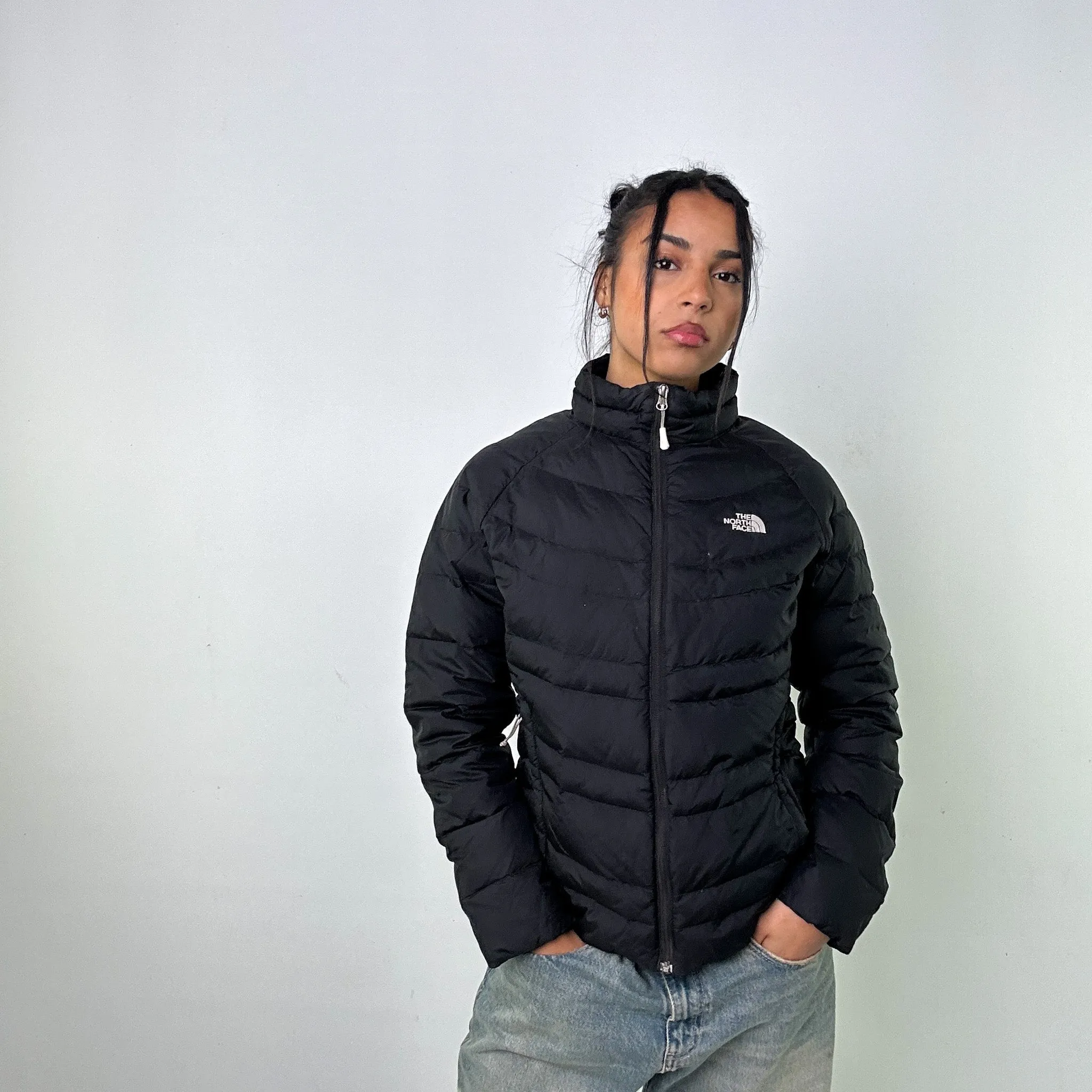 Black 90s The North Face 700 Series Puffer Jacket Coat (L)