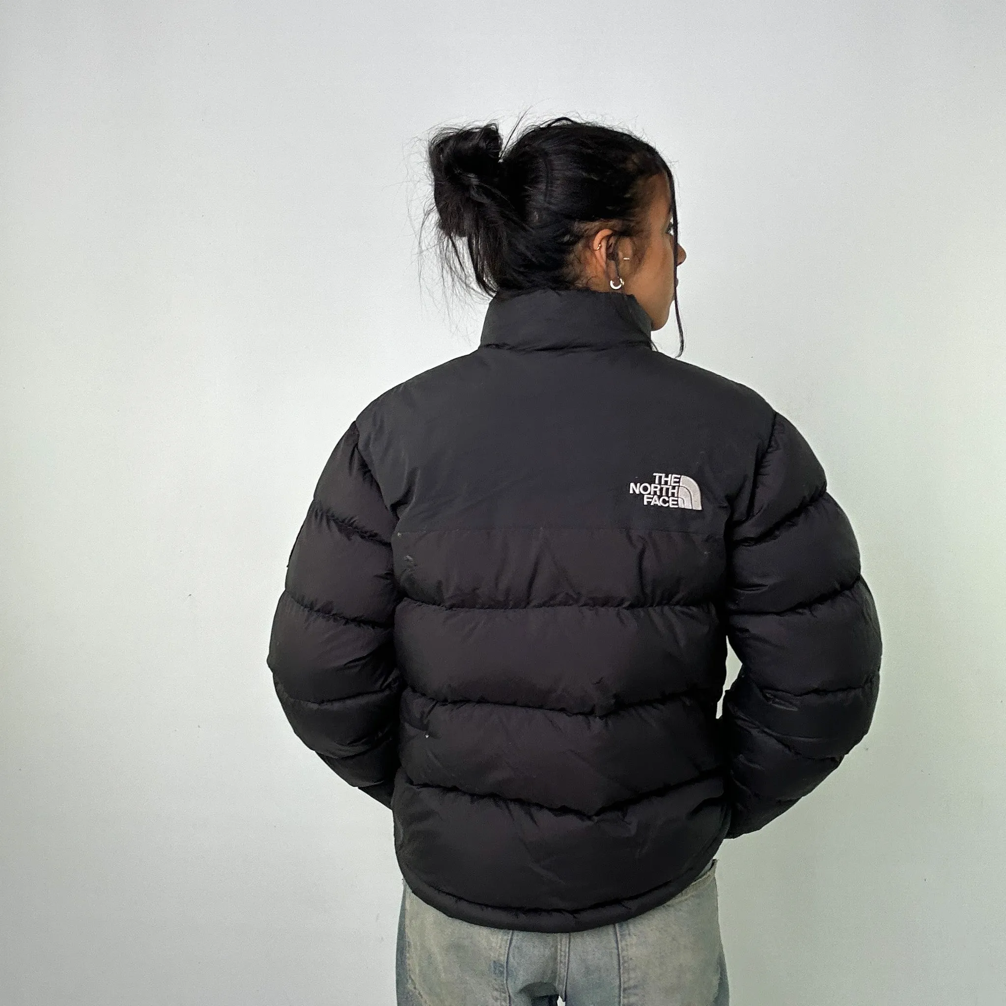 Black 90s The North Face 700 Series Puffer Jacket Coat (M)