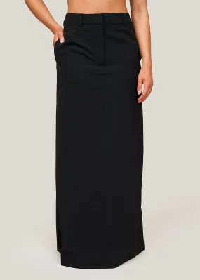 Black Minter Maxi Skirt