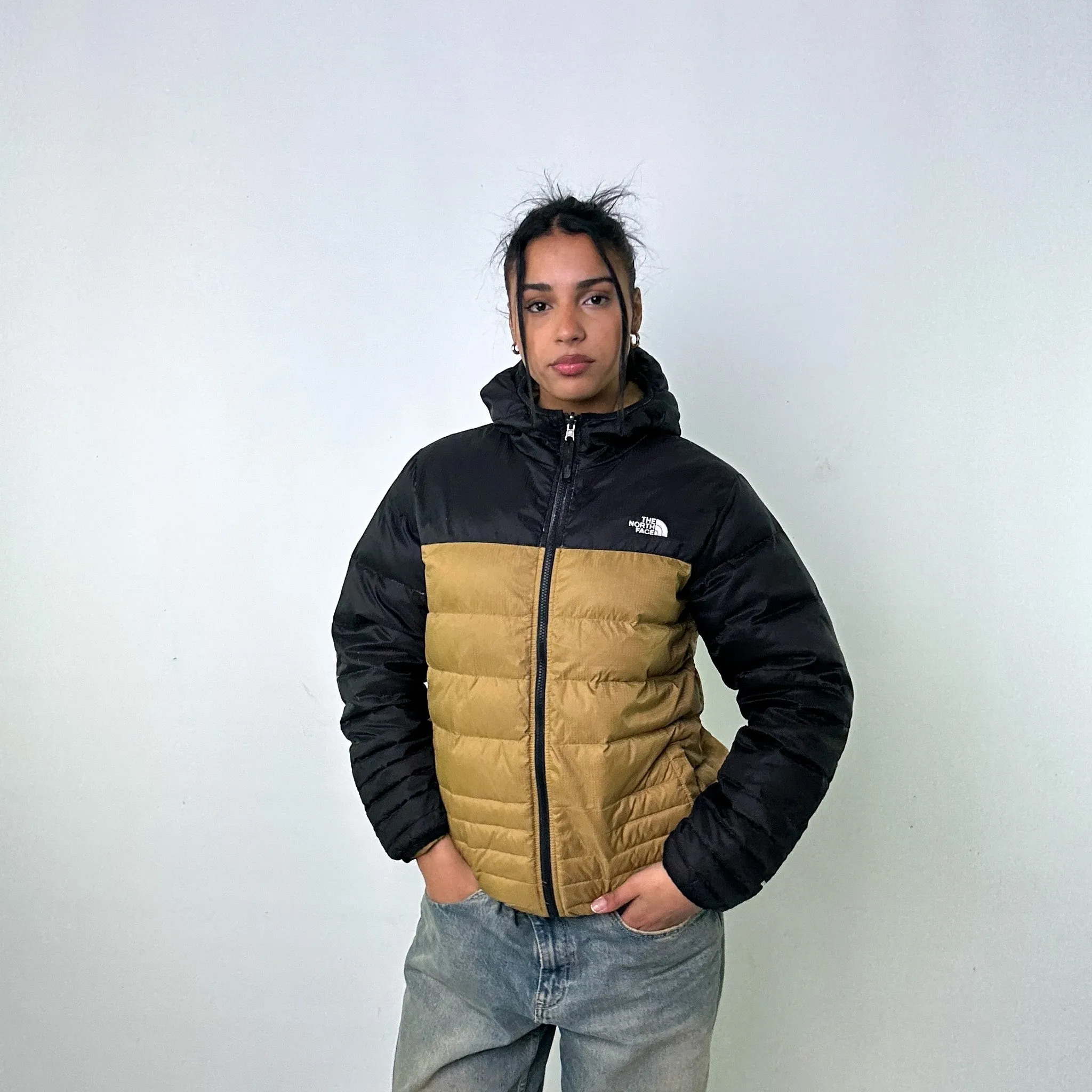 Black y2ks The North Face 550 Series Puffer Jacket Coat (S)