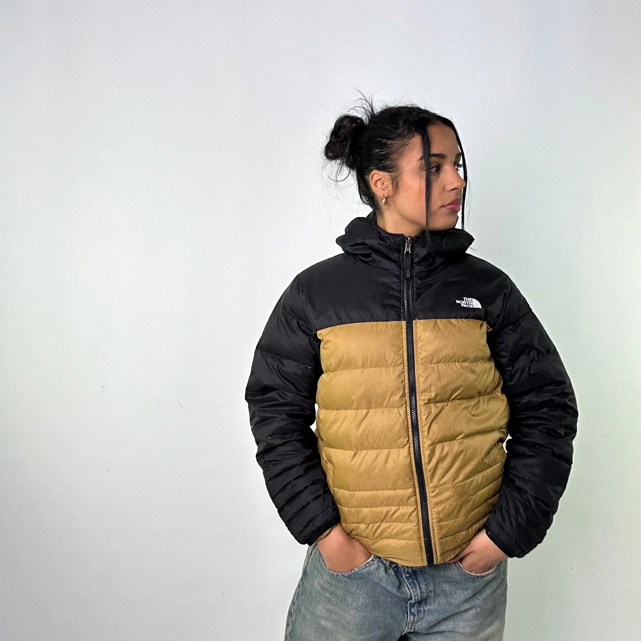 Black y2ks The North Face 550 Series Puffer Jacket Coat (S)