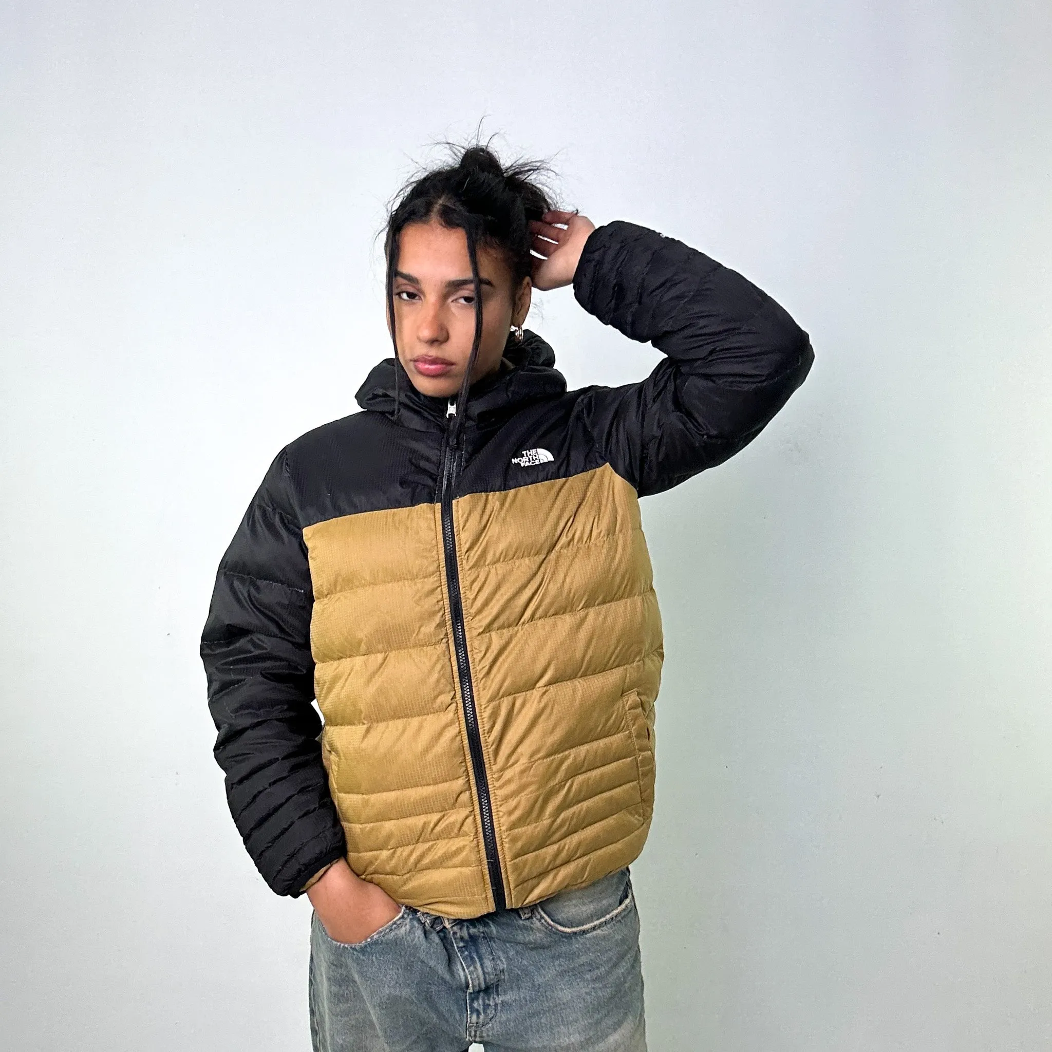 Black y2ks The North Face 550 Series Puffer Jacket Coat (S)