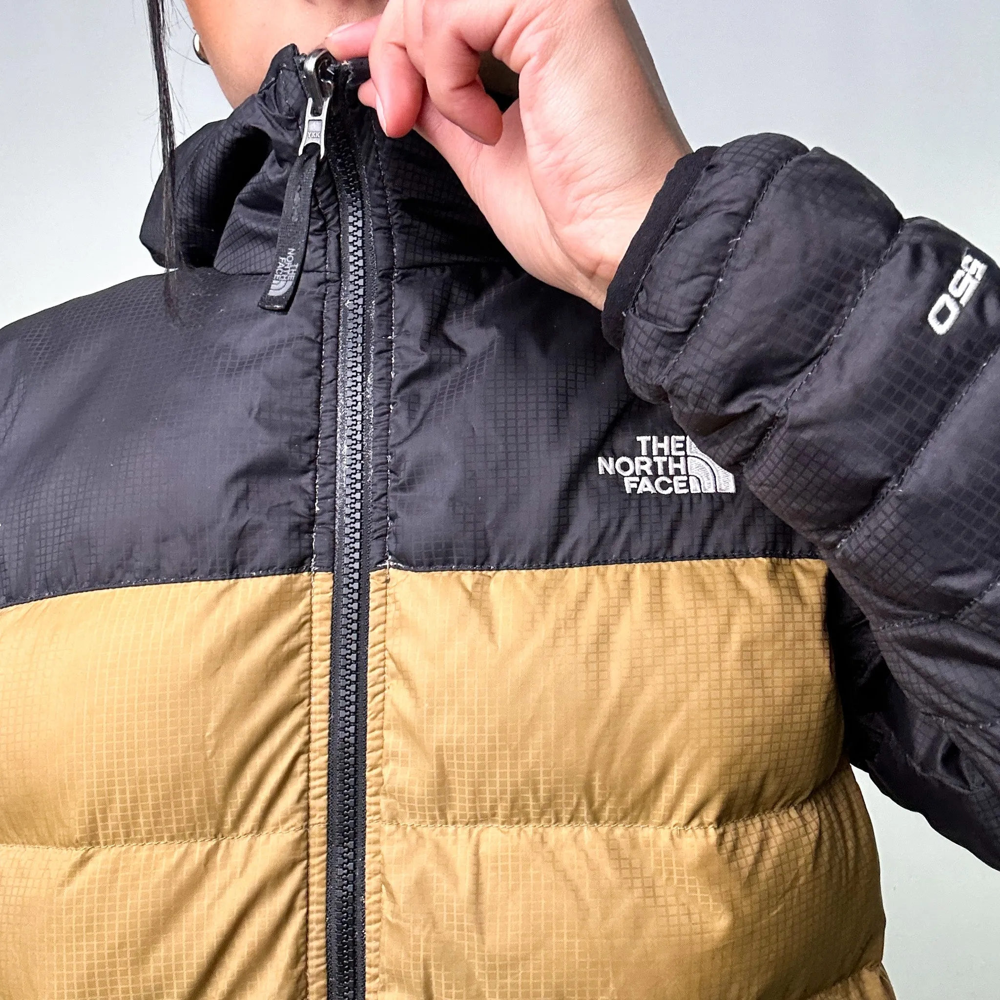 Black y2ks The North Face 550 Series Puffer Jacket Coat (S)