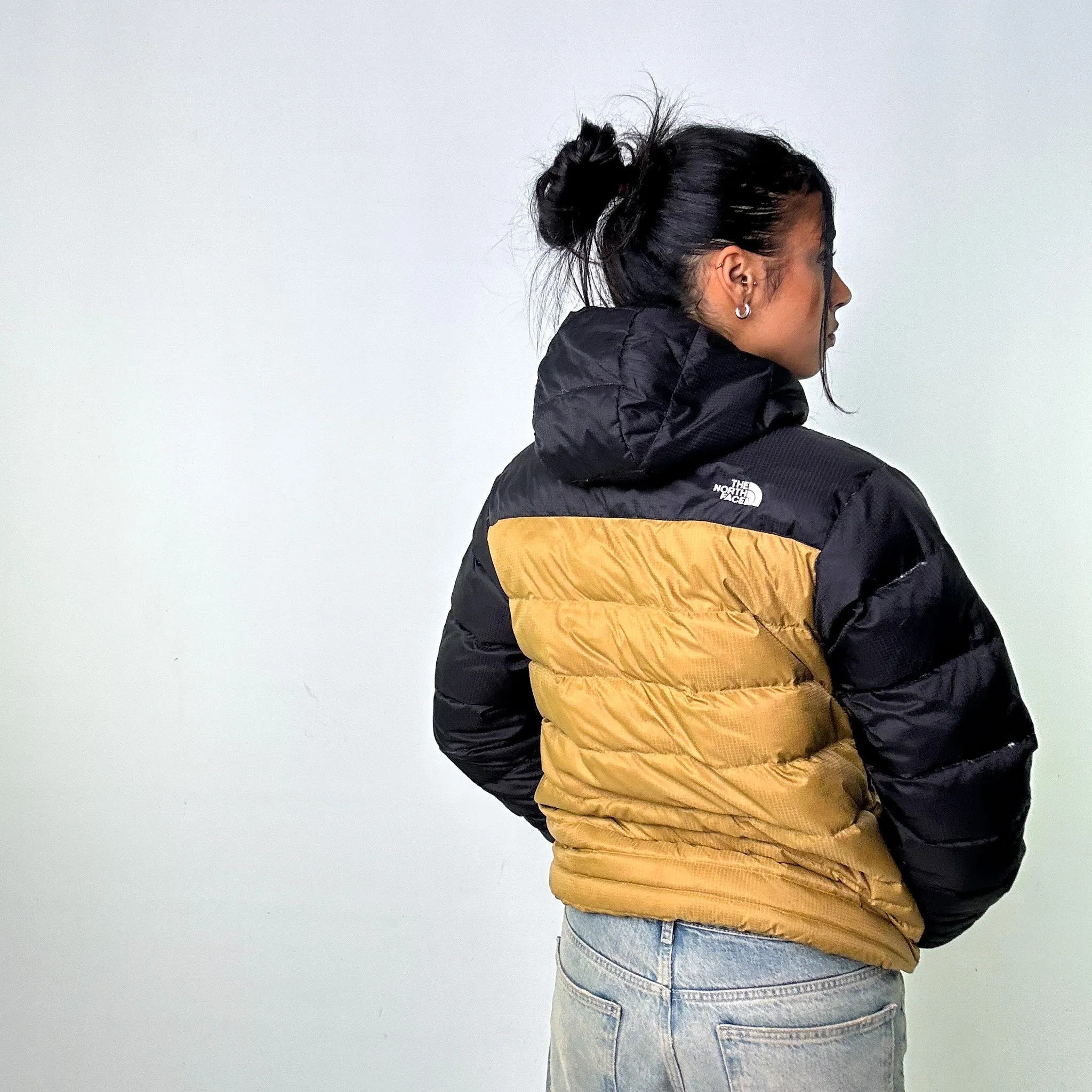 Black y2ks The North Face 550 Series Puffer Jacket Coat (S)