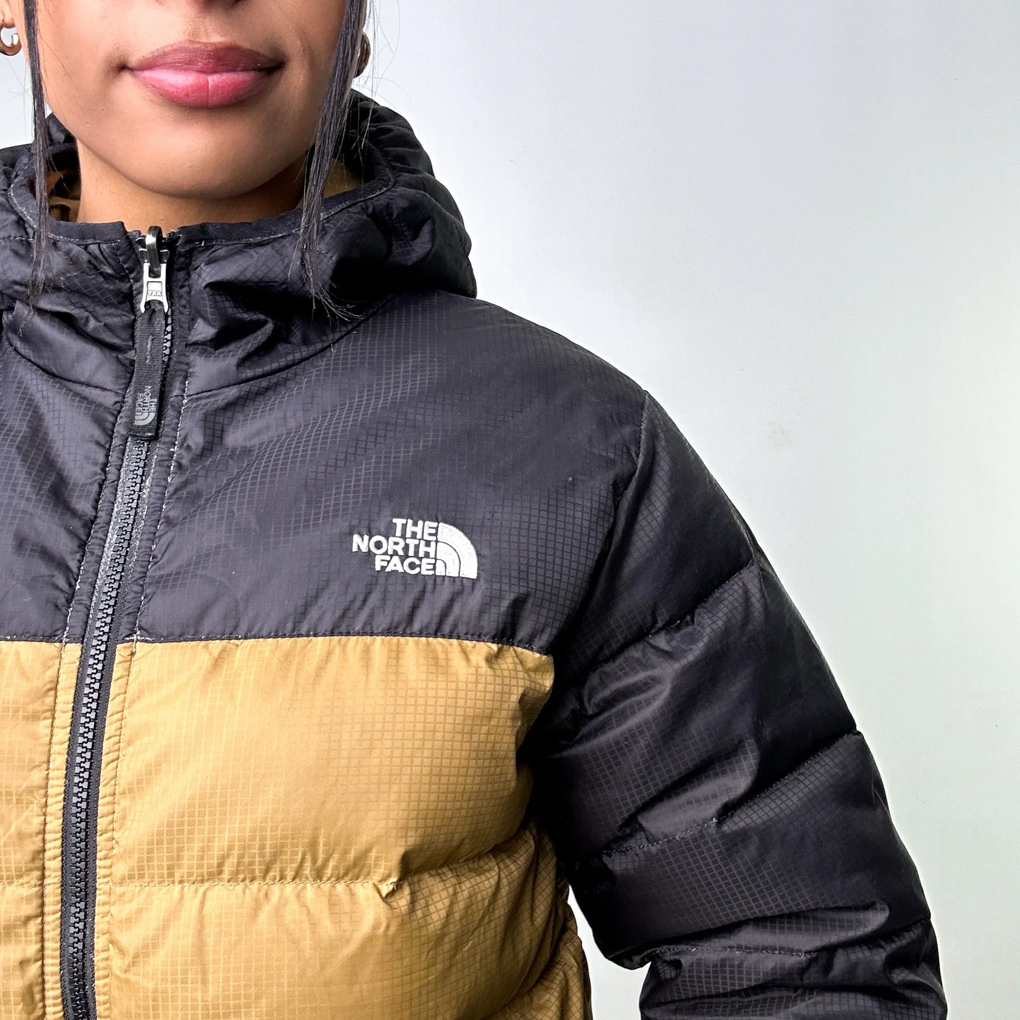 Black y2ks The North Face 550 Series Puffer Jacket Coat (S)