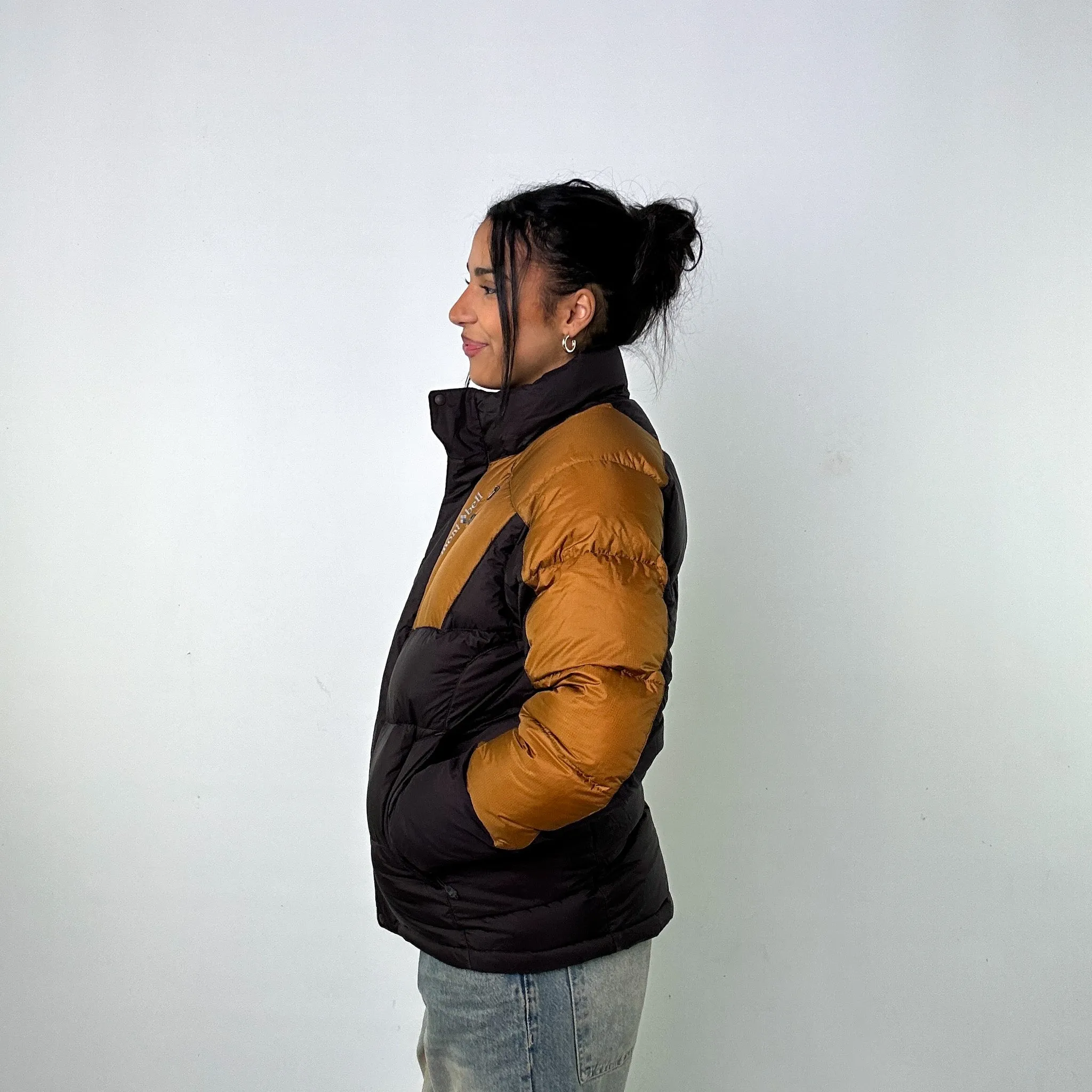 Brown 90s Mont Bell Puffer Jacket Coat (S)