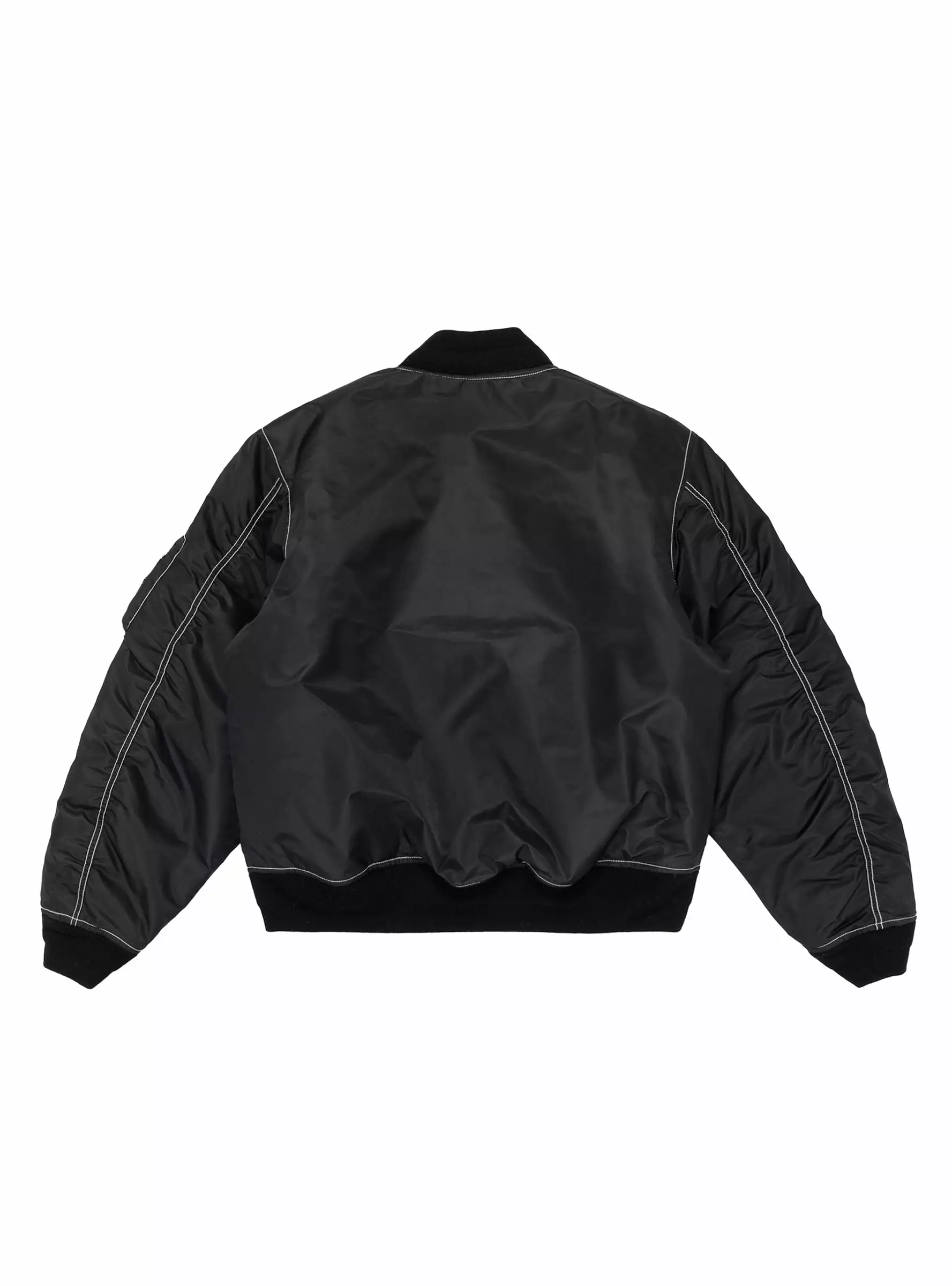 Built Bomber Jacket Black