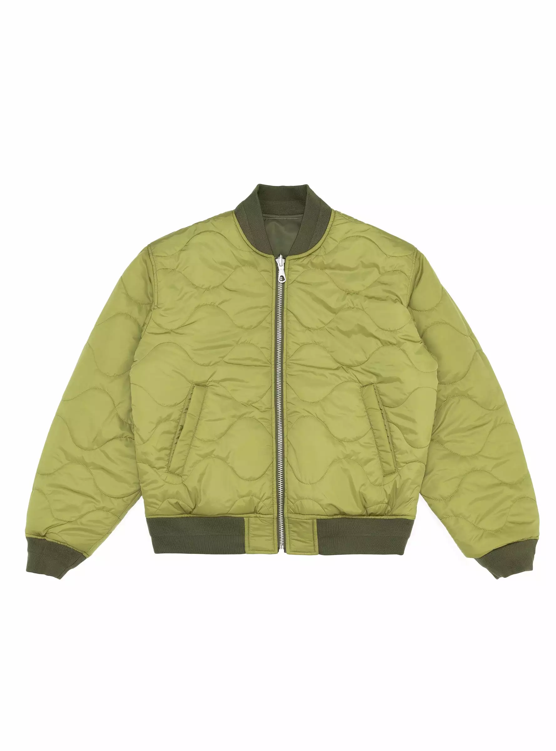 Built Bomber Jacket Olive