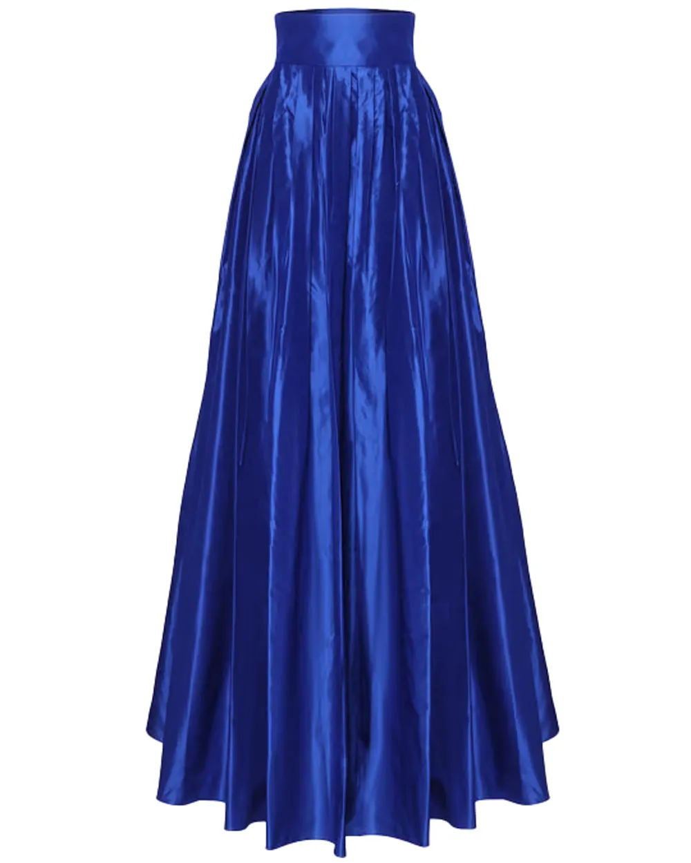 Cobalt Silk Taffeta Ball Skirt