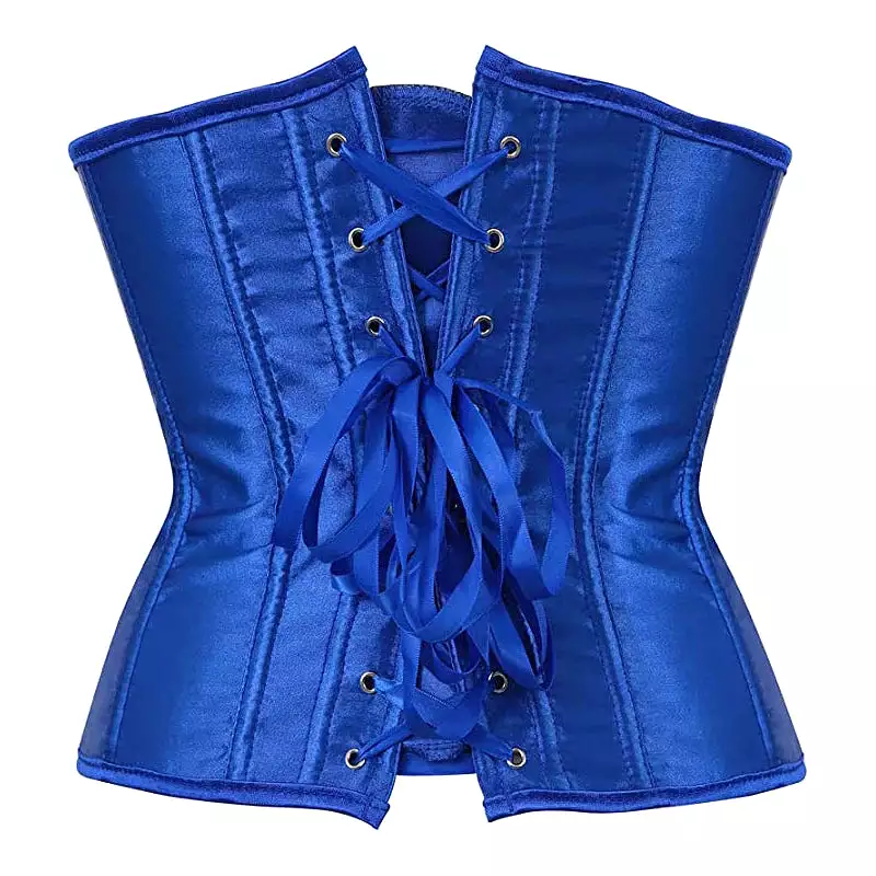 Corset Drag Satin (Blue)