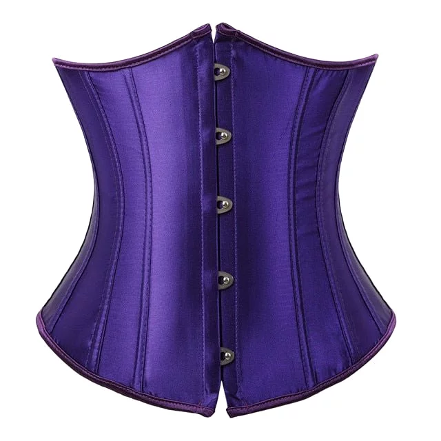 Corset Drag Satin (Deep Purple)