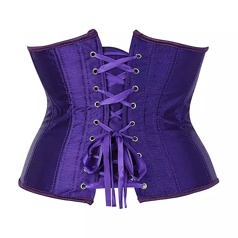 Corset Drag Satin (Deep Purple)