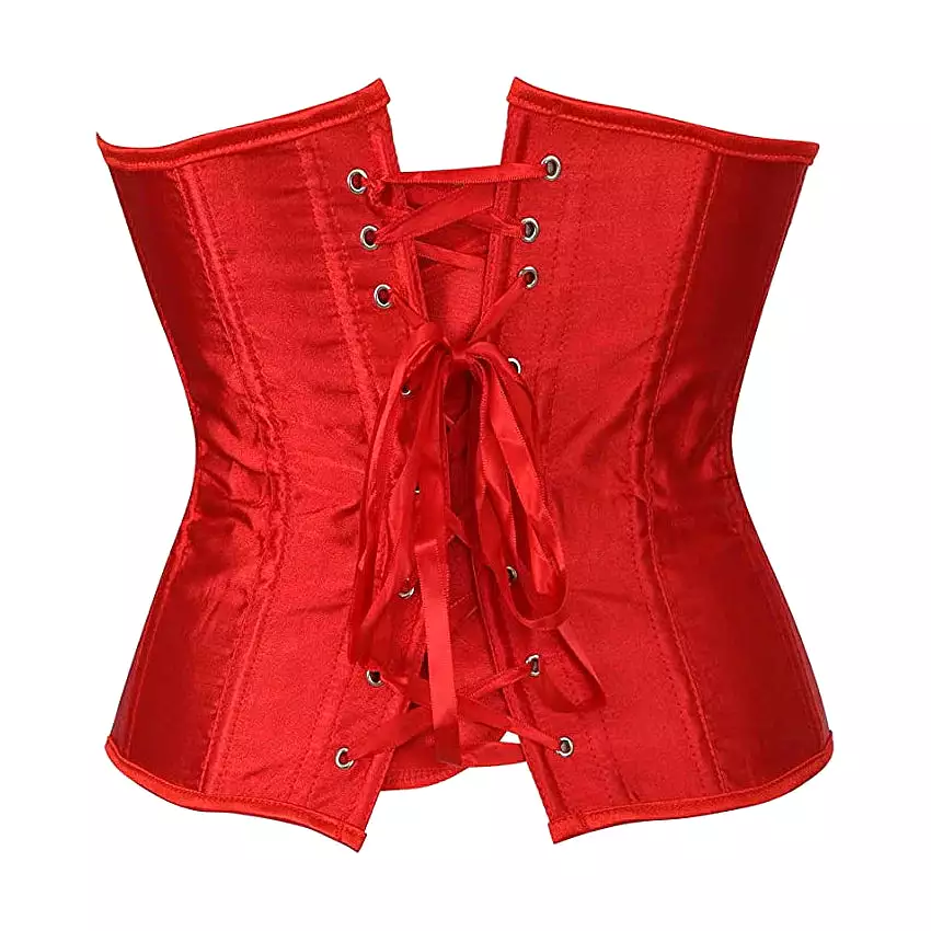 Corset Drag Satin (Red)