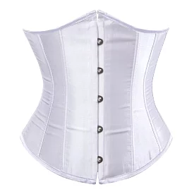 Corset Drag Satin (White)