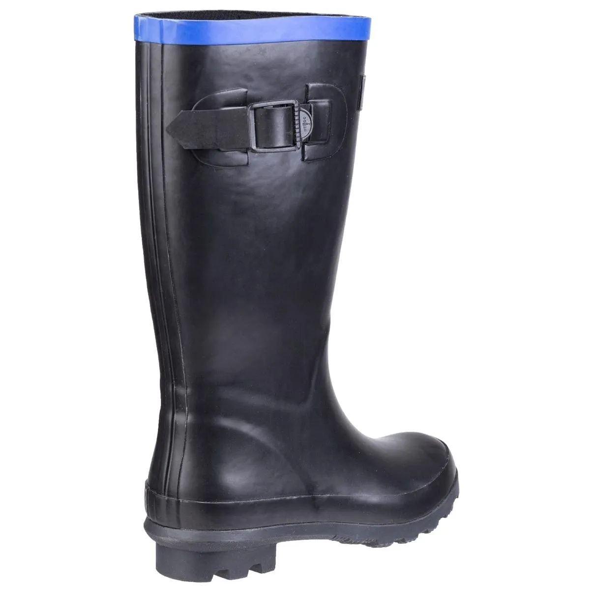 Cotswold Fairweather Junior Wellington Boot Black/Blue