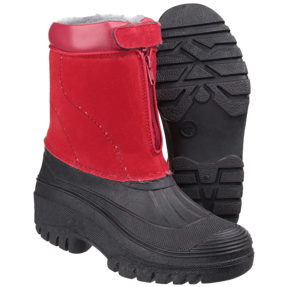 Cotswold Venture Waterproof Winter Boot Red