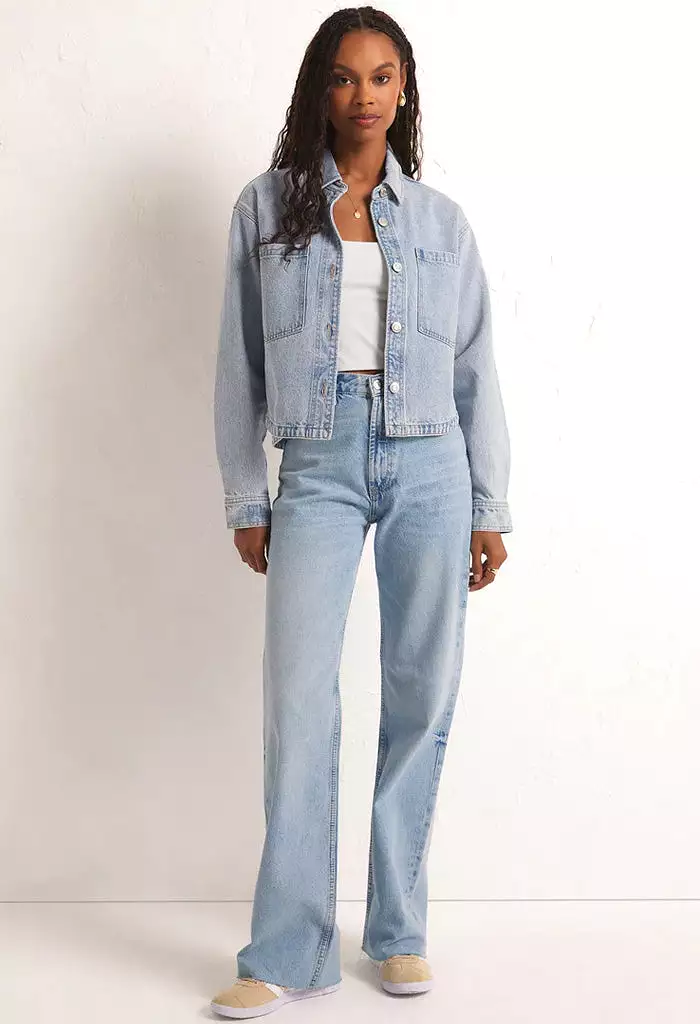 Cropped Denim Jacket