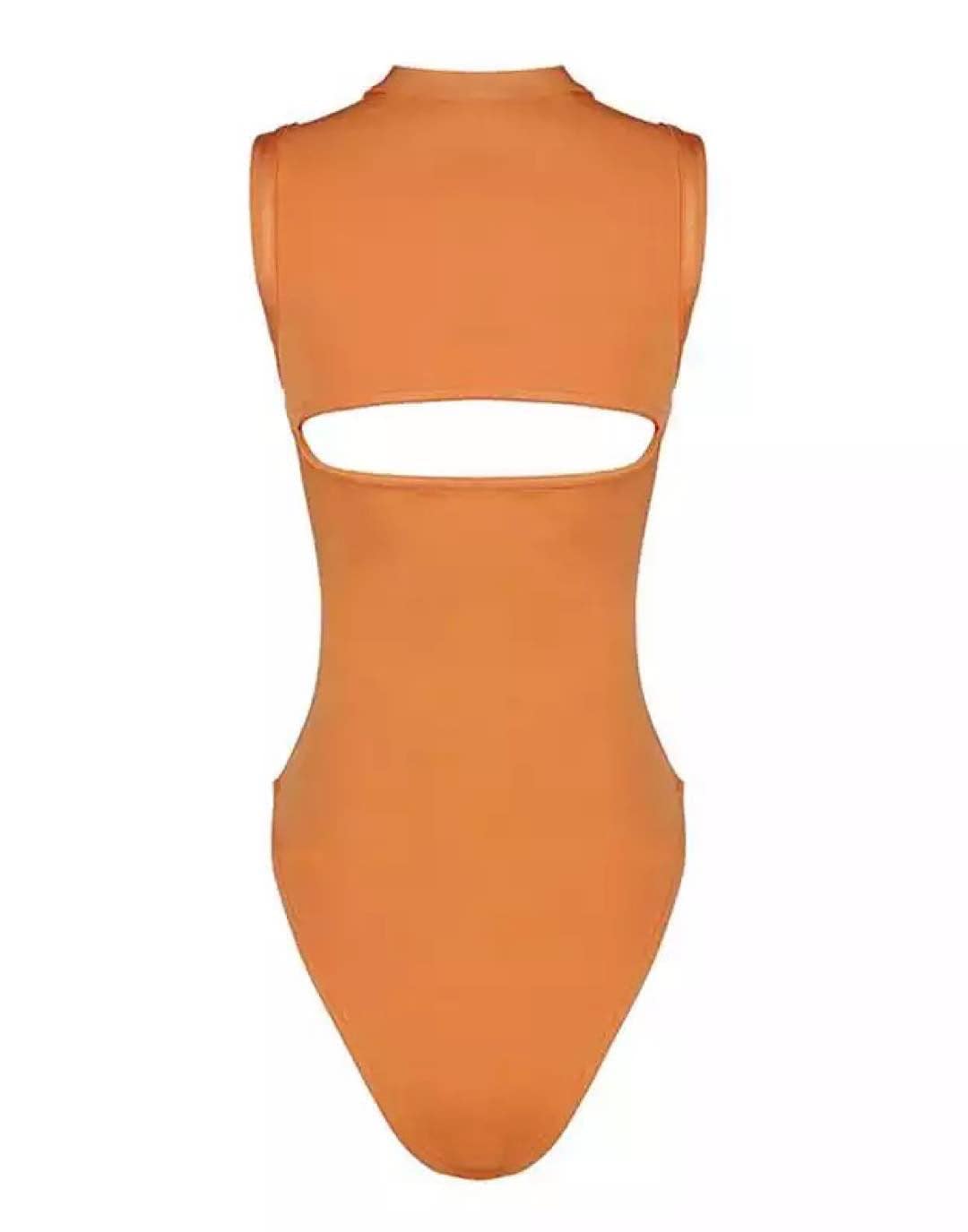 Cutout Cleavage Bandage Bodysuit