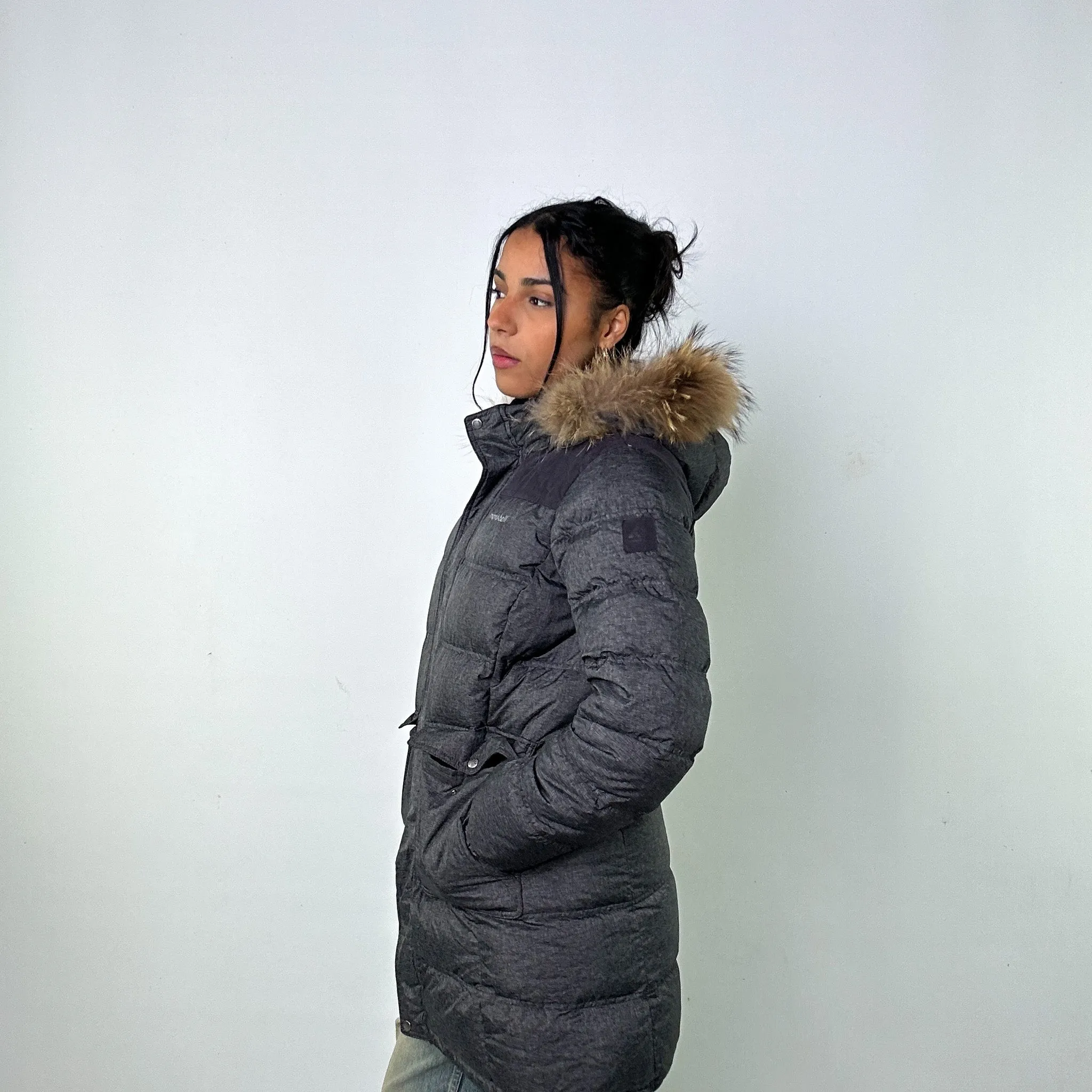 Dark Grey 90s Mont Bell Puffer Jacket Coat (S)