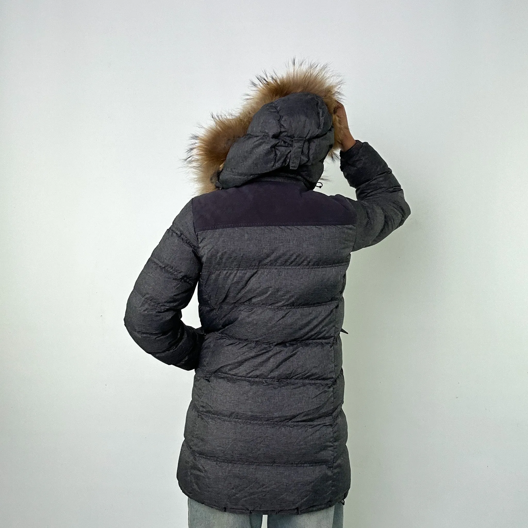 Dark Grey 90s Mont Bell Puffer Jacket Coat (S)