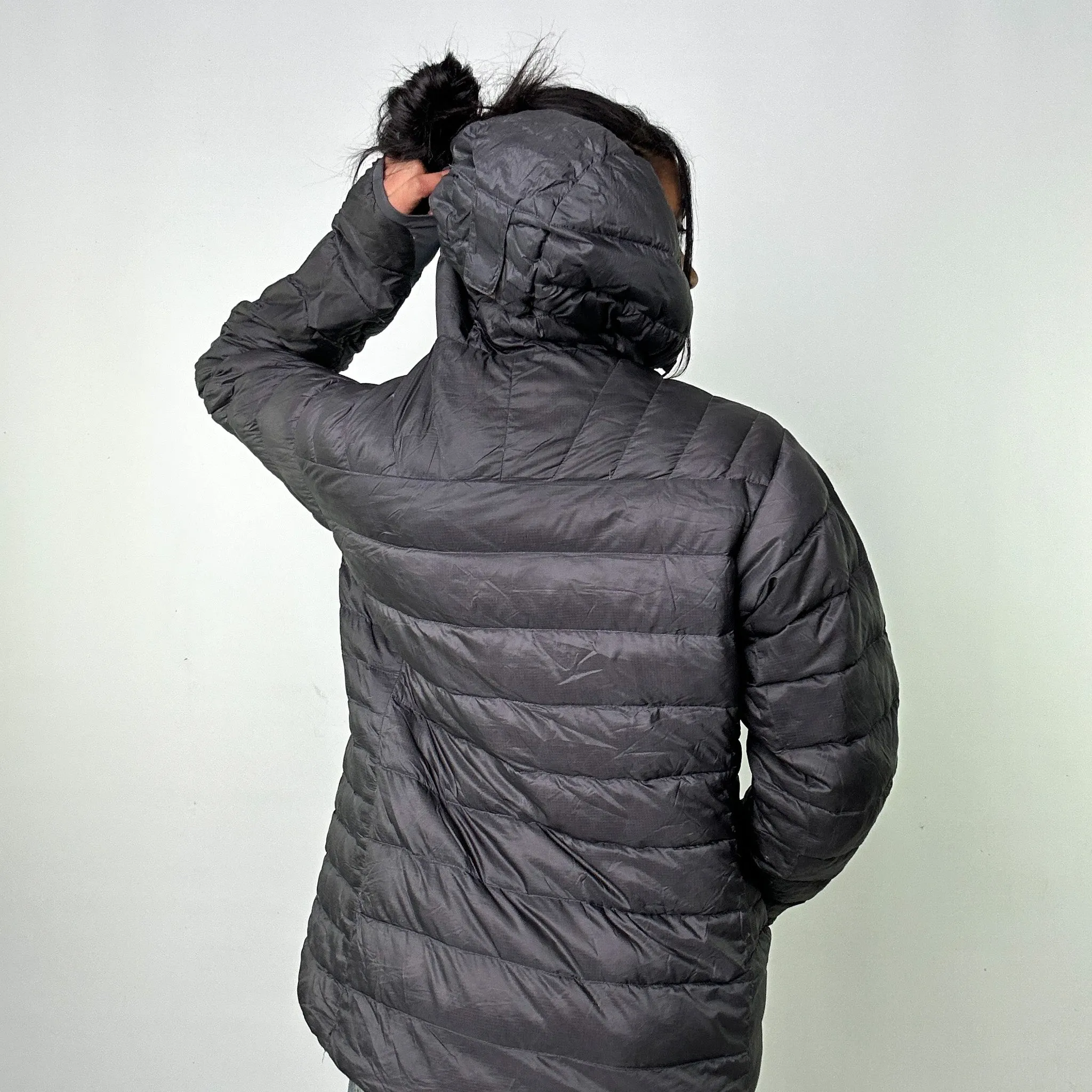 Dark Grey 90s Rab Electron Puffer Jacket Coat (L)