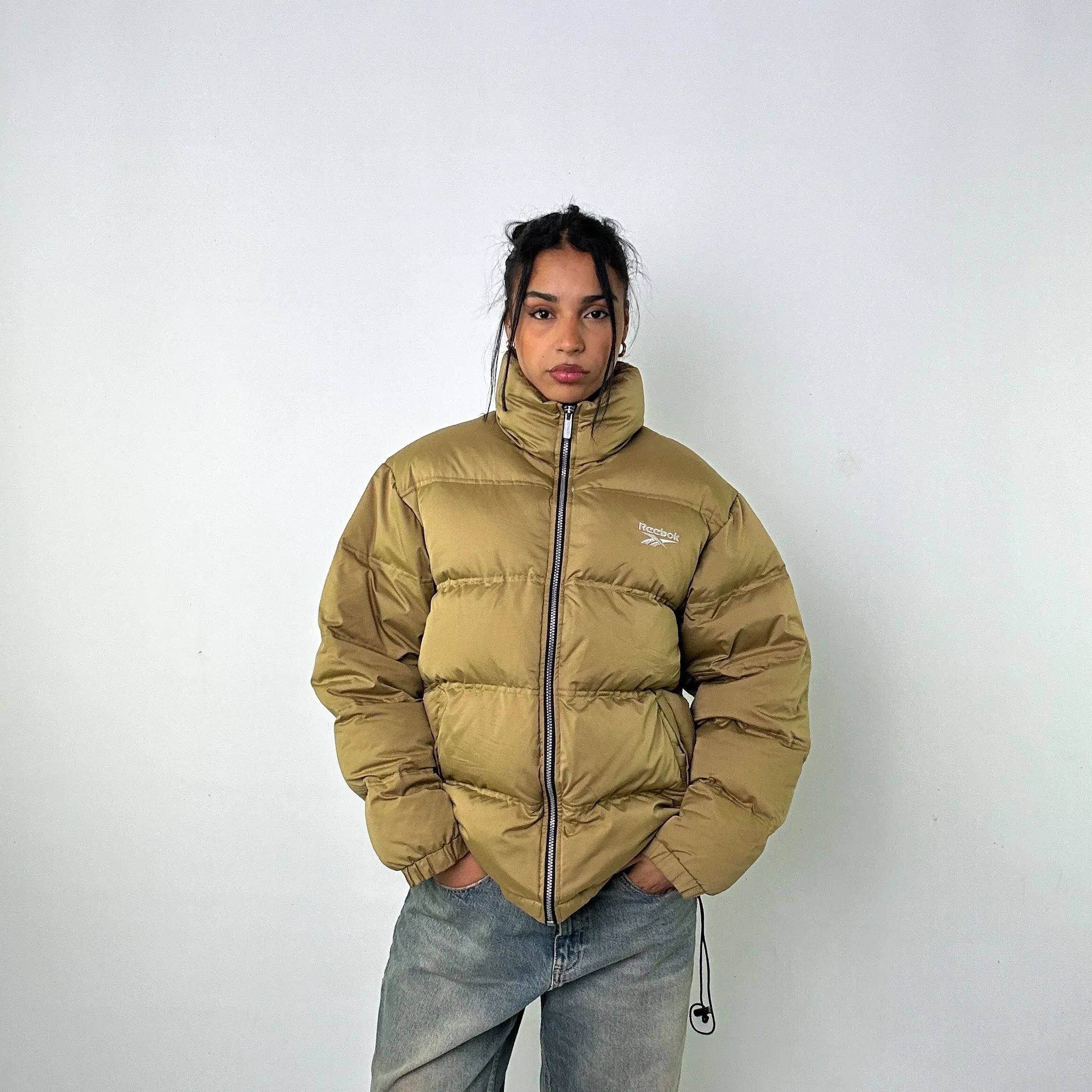 Dark Grey 90s The North Face 600 Series Puffer Jacket Coat (M)