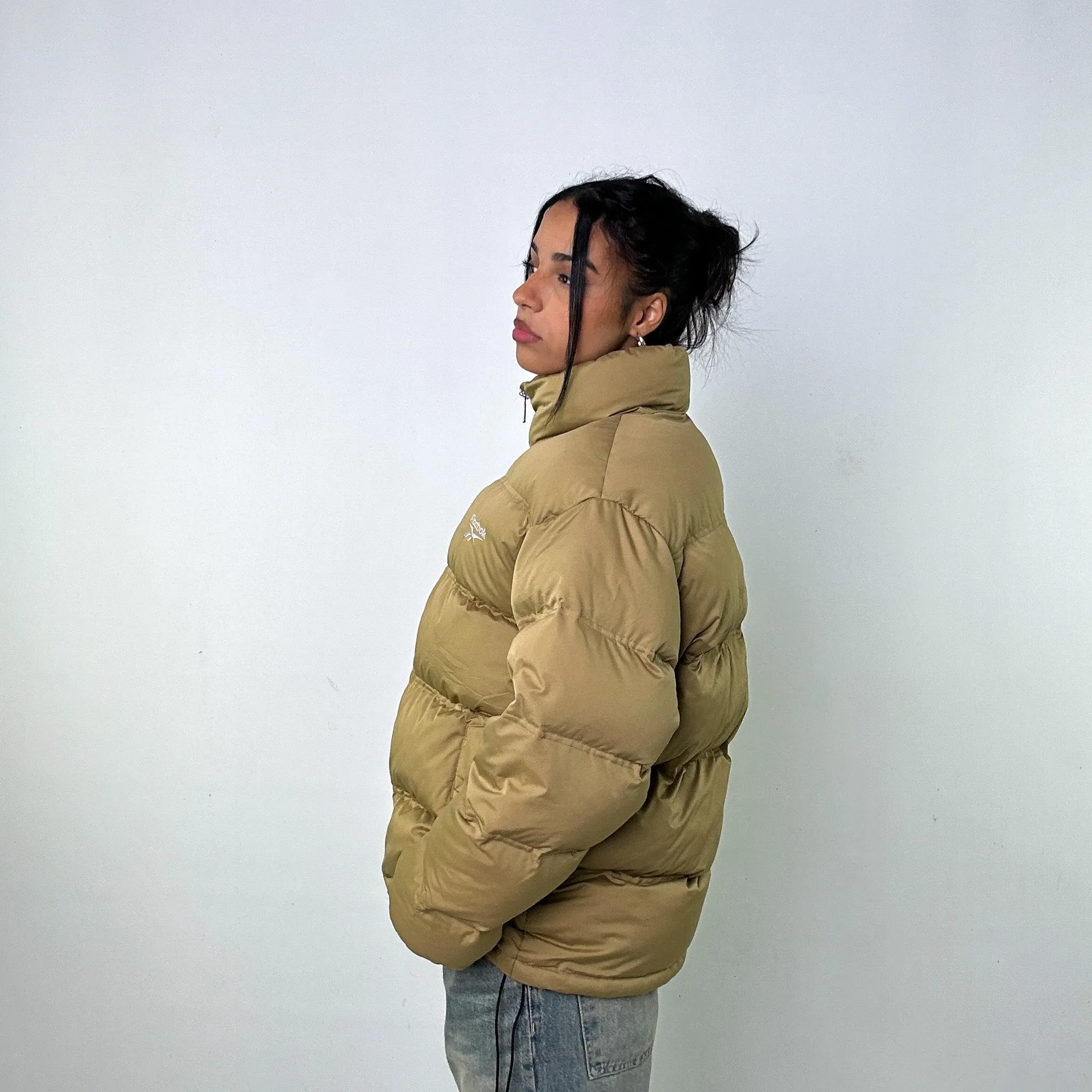 Dark Grey 90s The North Face 600 Series Puffer Jacket Coat (M)