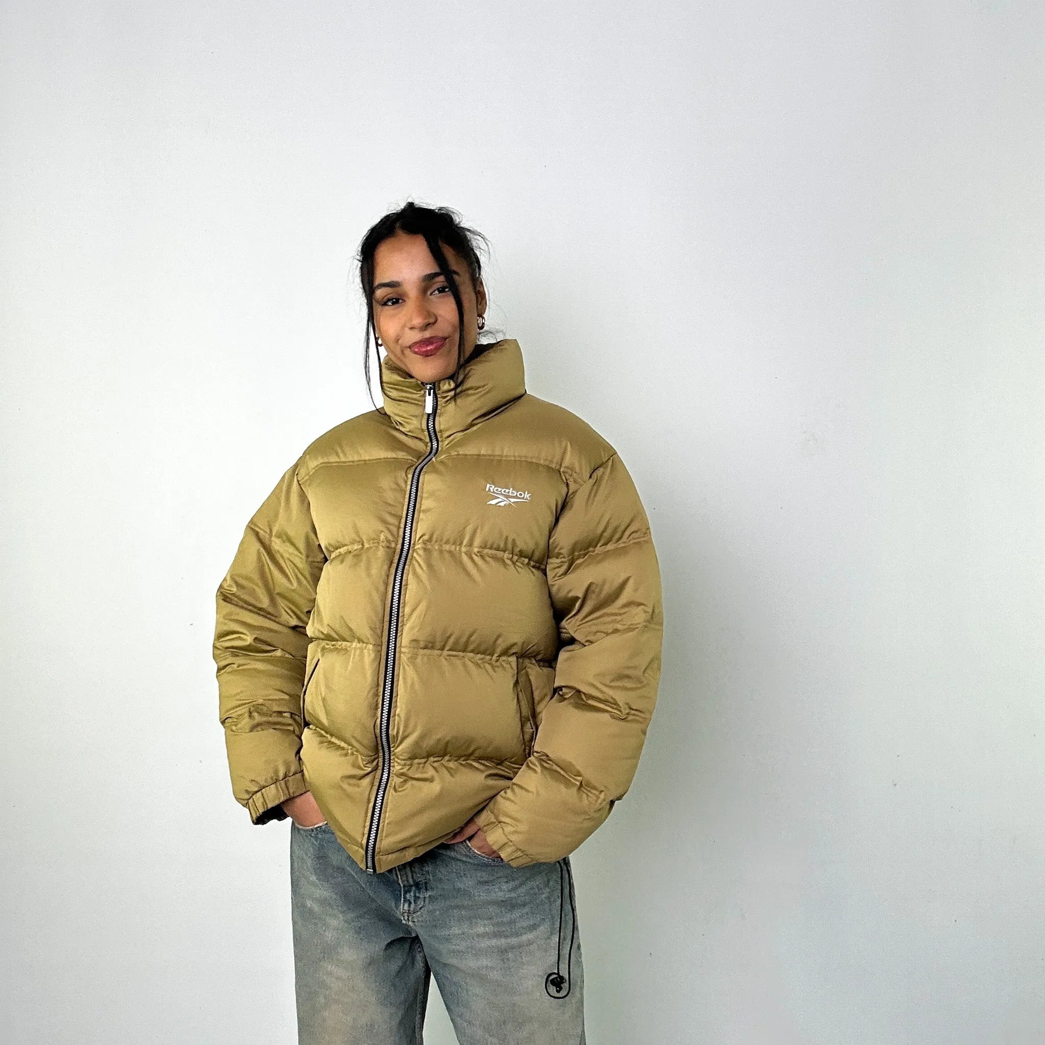 Dark Grey 90s The North Face 600 Series Puffer Jacket Coat (M)